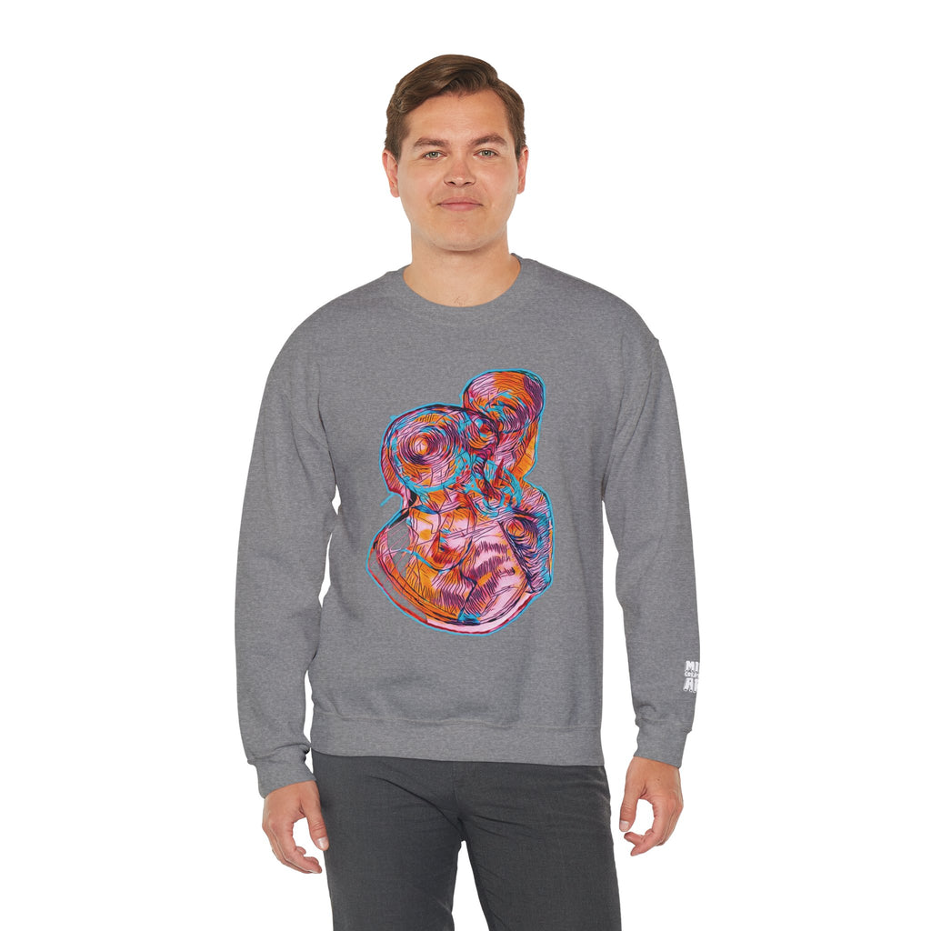 Curiosity (Pink) Unisex Heavy Blend™ Crewneck Sweatshirt