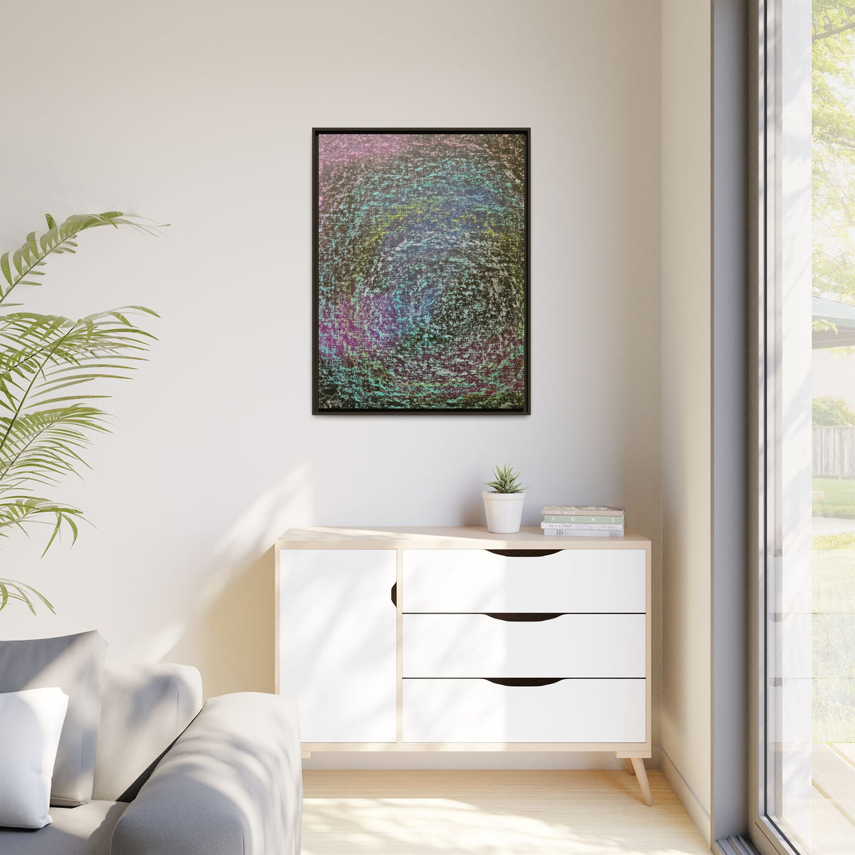 Spark Matte Canvas, Framed