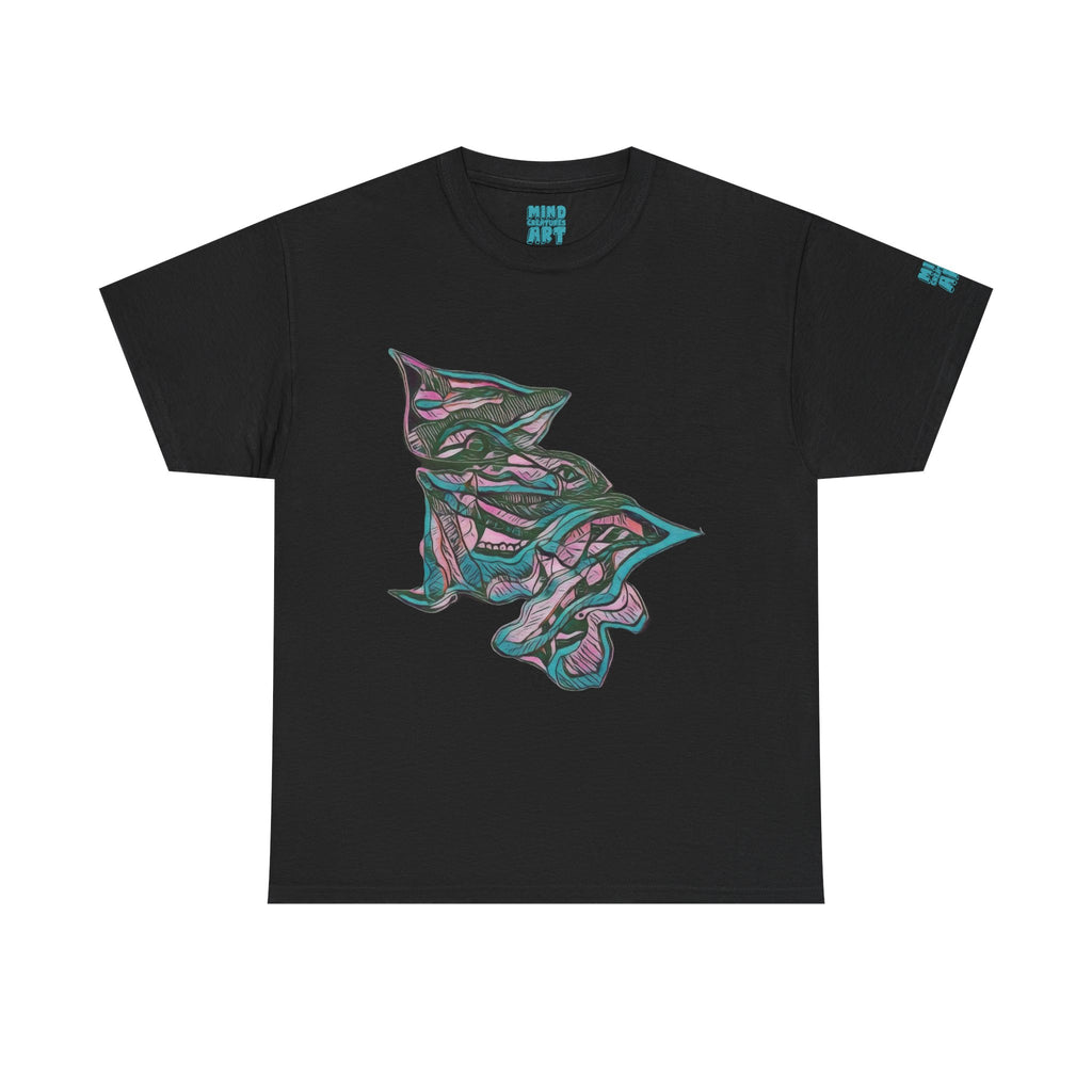 Cheshire (Pink & Teal) Unisex Heavy Cotton Tee