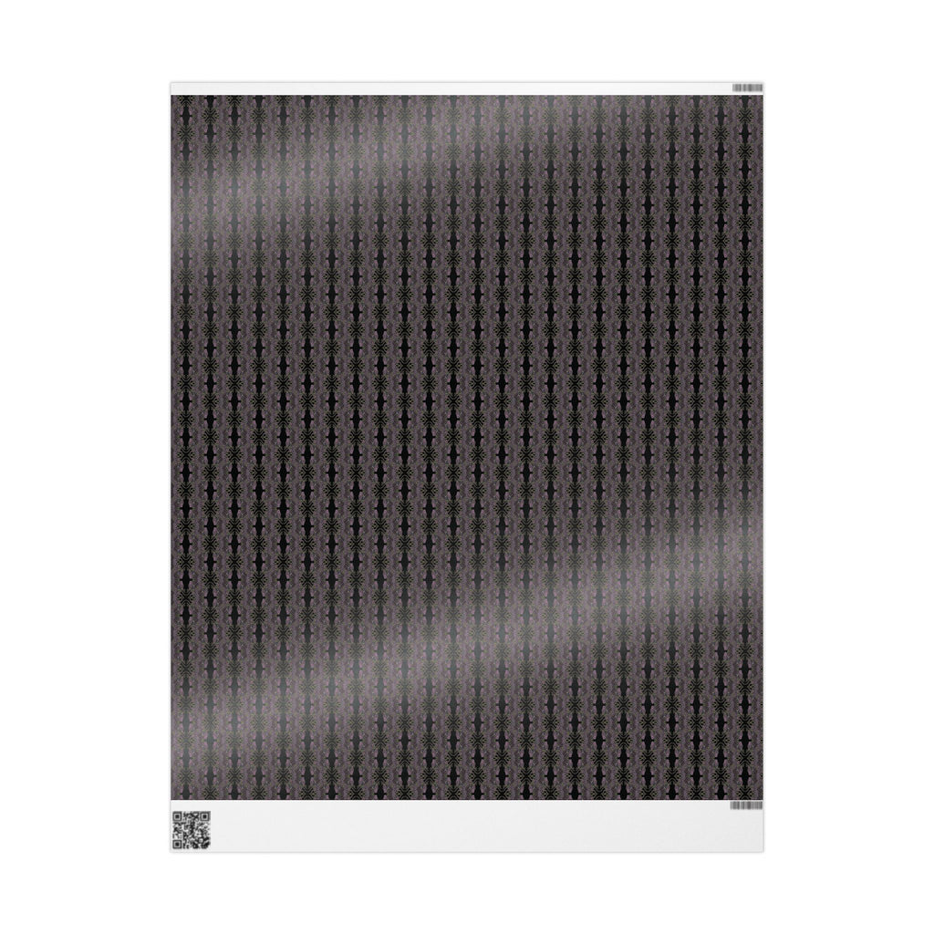 Vessel (Neon, Mirror, Black Background) Heavy Wrapping Paper