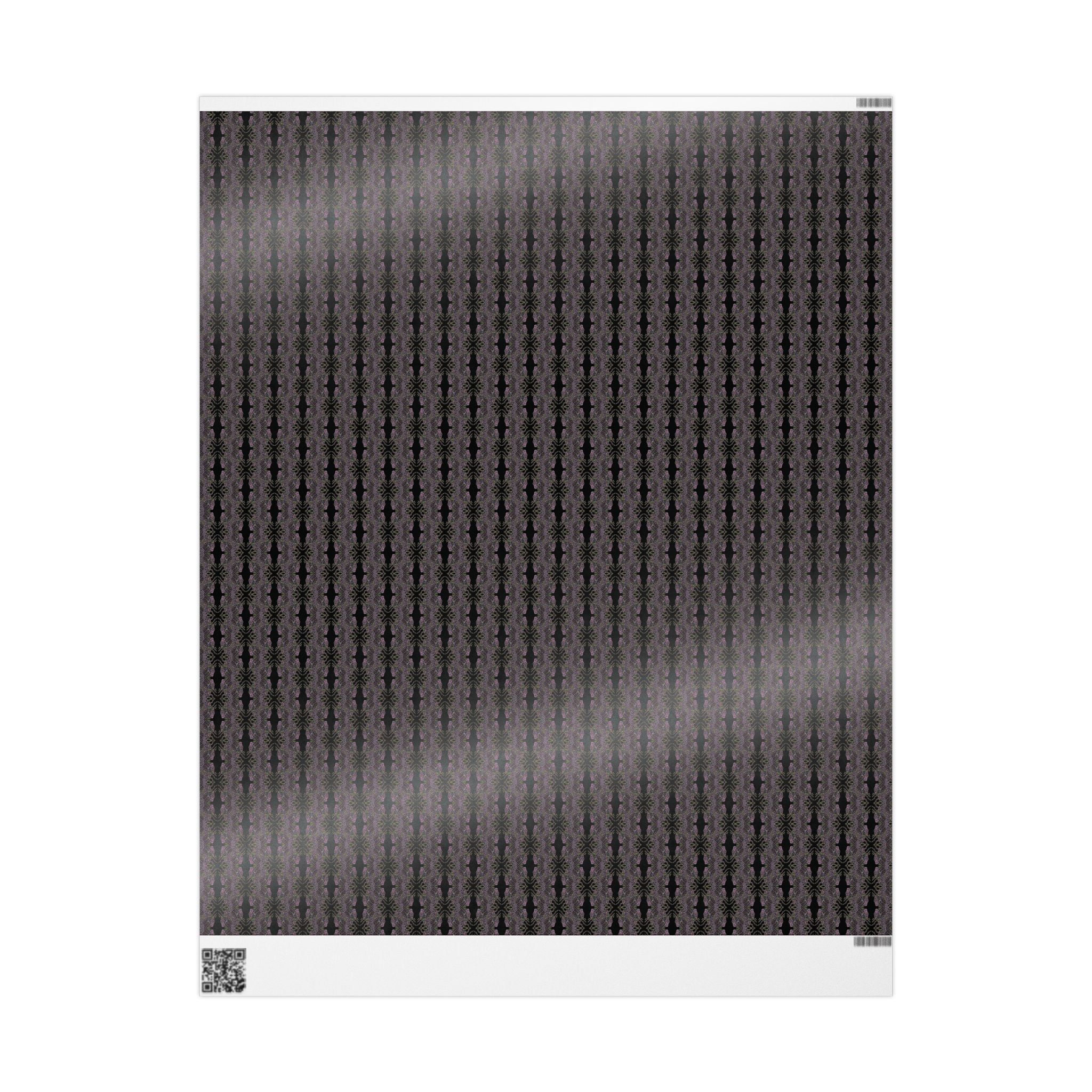 Vessel (Neon, Mirror, Black Background) Heavy Wrapping Paper