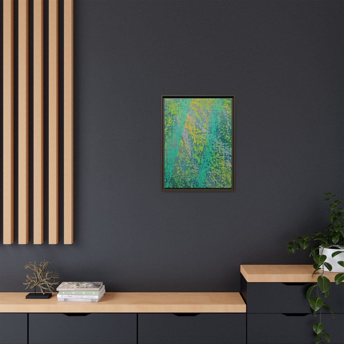 Spring Matte Canvas, Framed