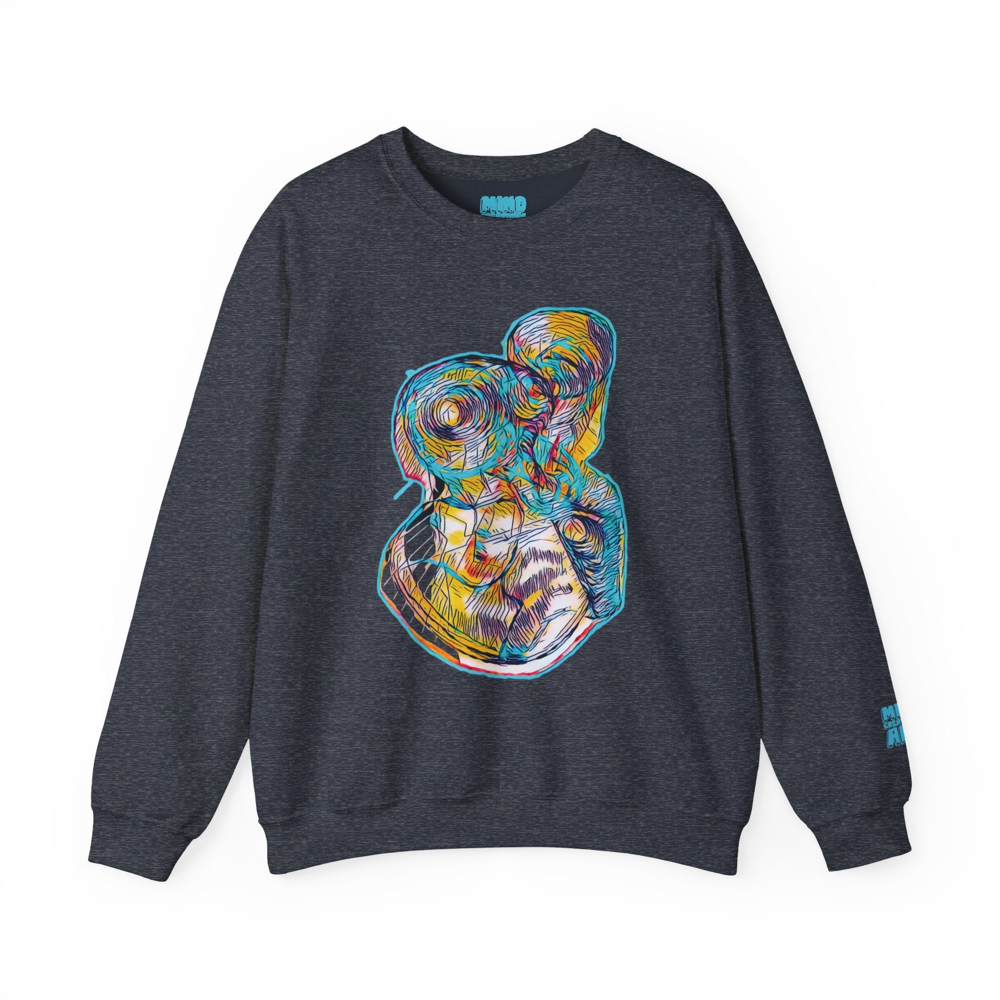 Curiosity (Aqua) Unisex Heavy Blend™ Crewneck Sweatshirt