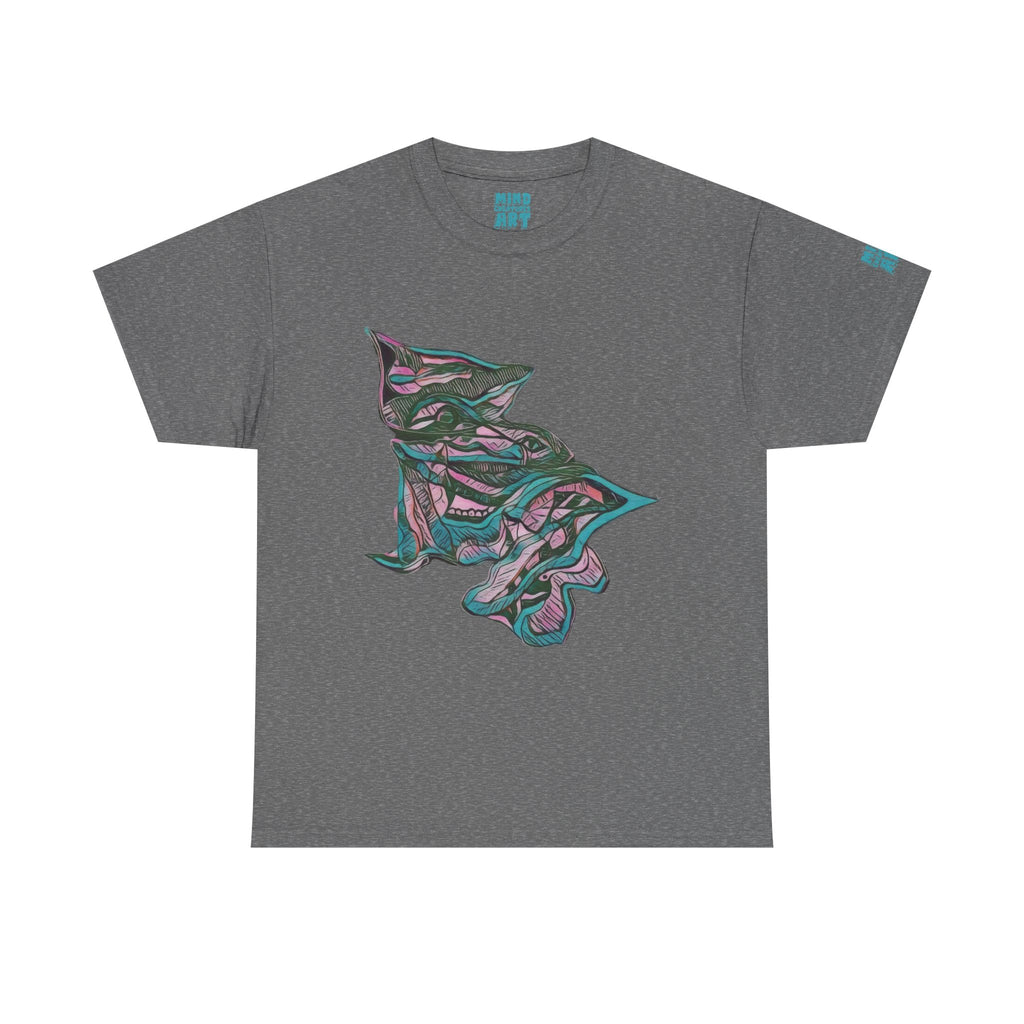 Cheshire (Pink & Teal) Unisex Heavy Cotton Tee