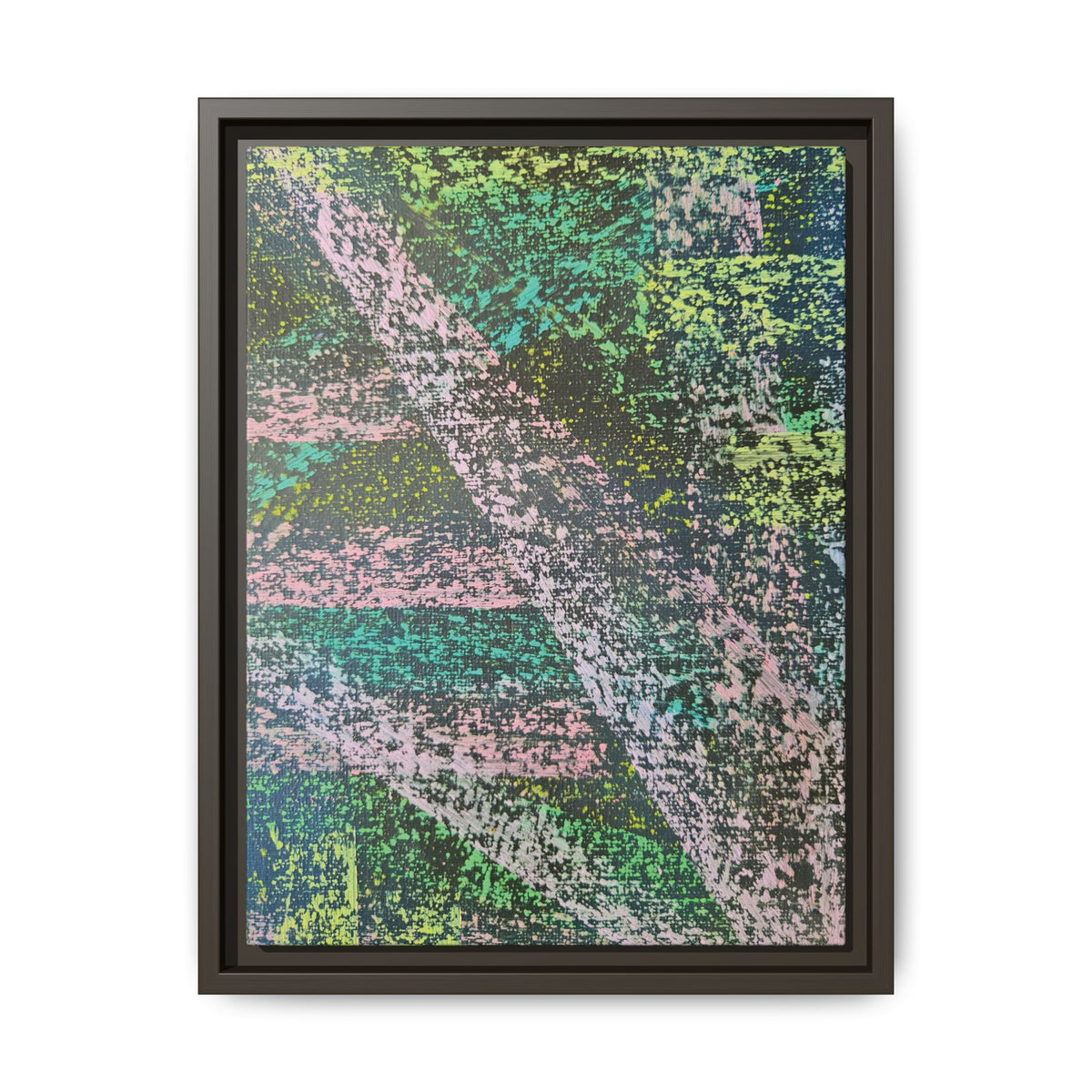 Stream Matte Canvas, Framed
