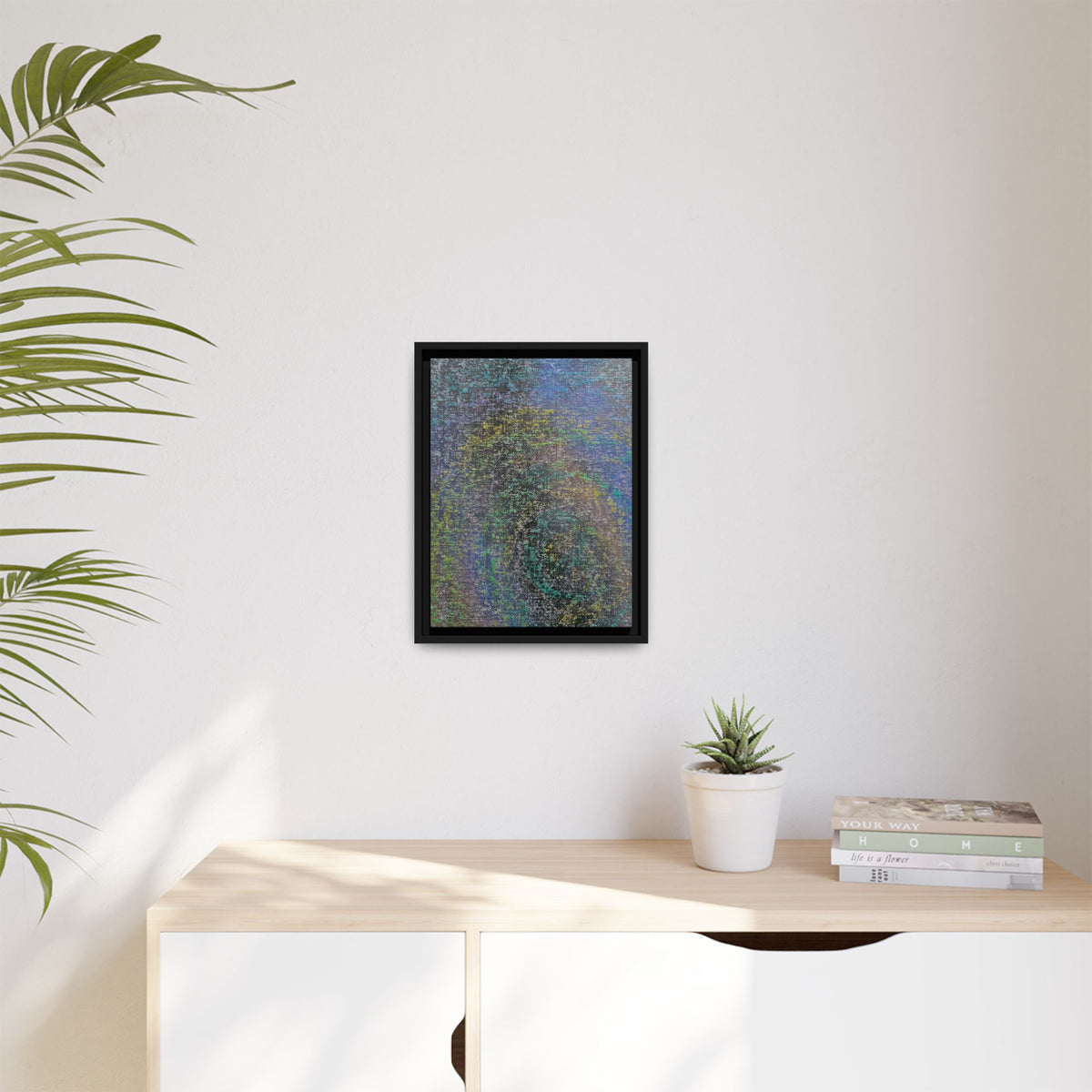 Iridescent (V2) Matte Canvas, Framed