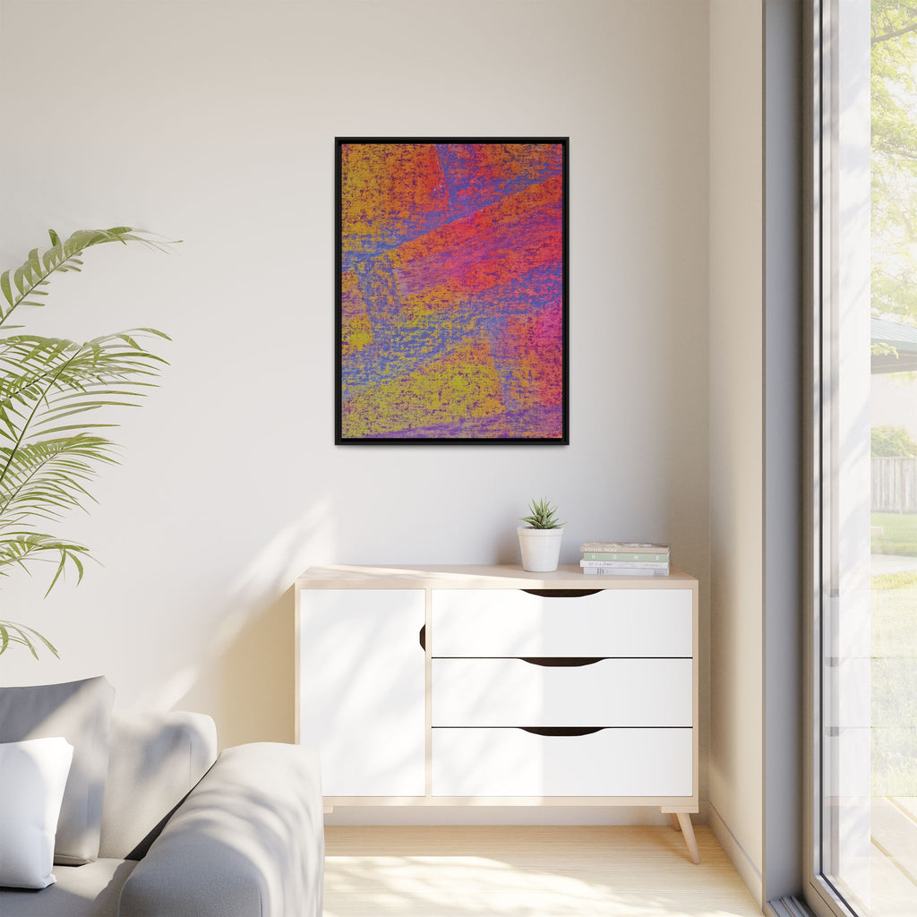 Sunset Matte Canvas, Framed