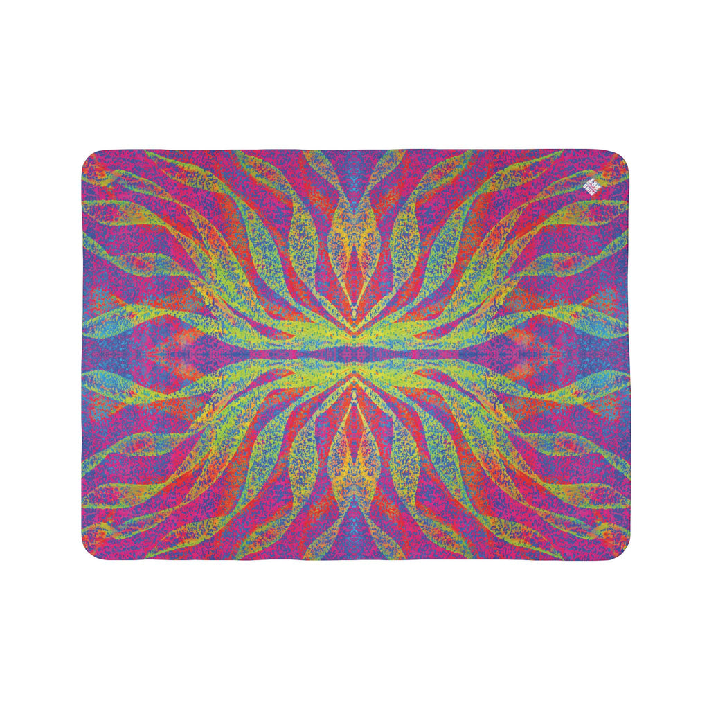 Wave (V4) Fleece Sherpa Blanket