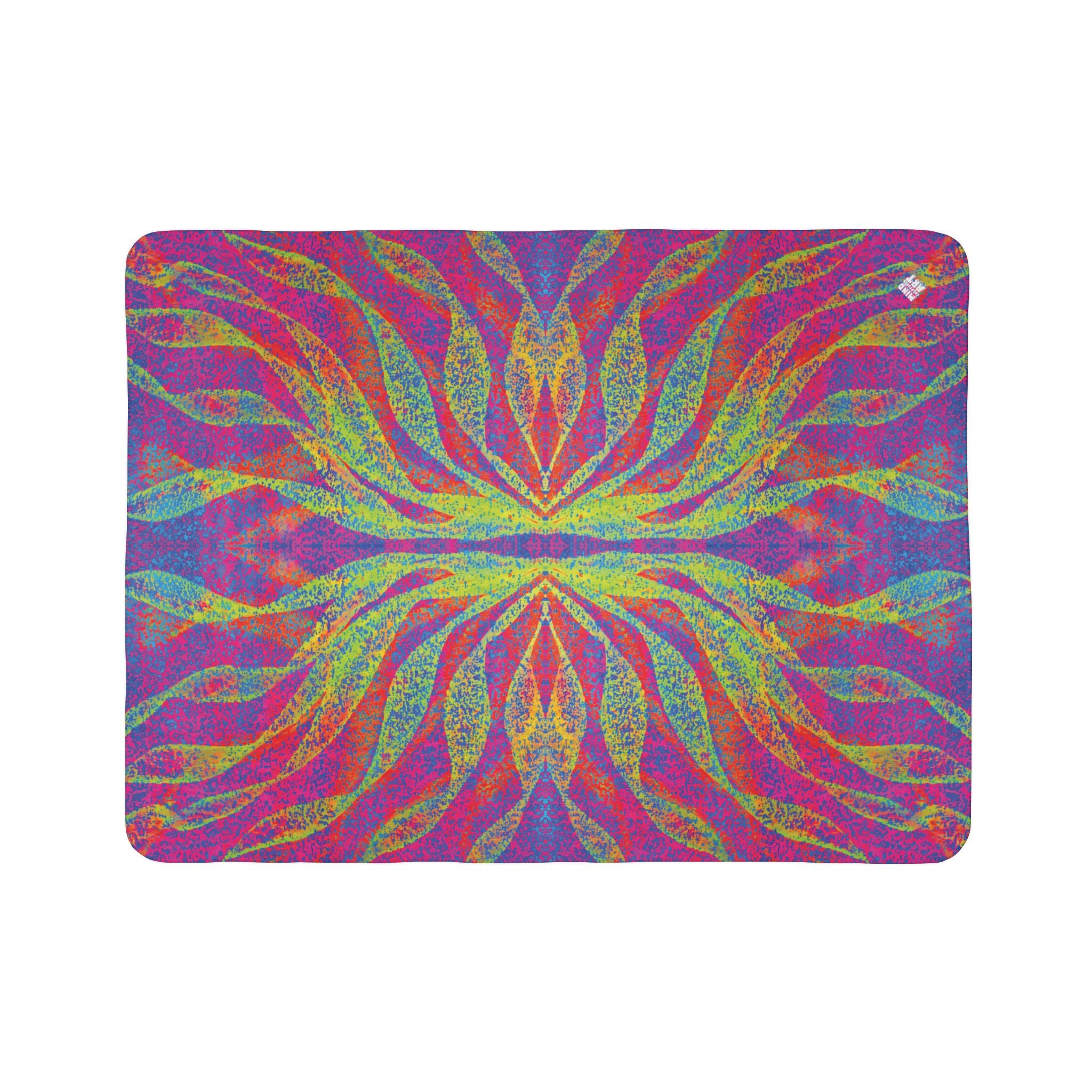 Wave (V4) Fleece Sherpa Blanket