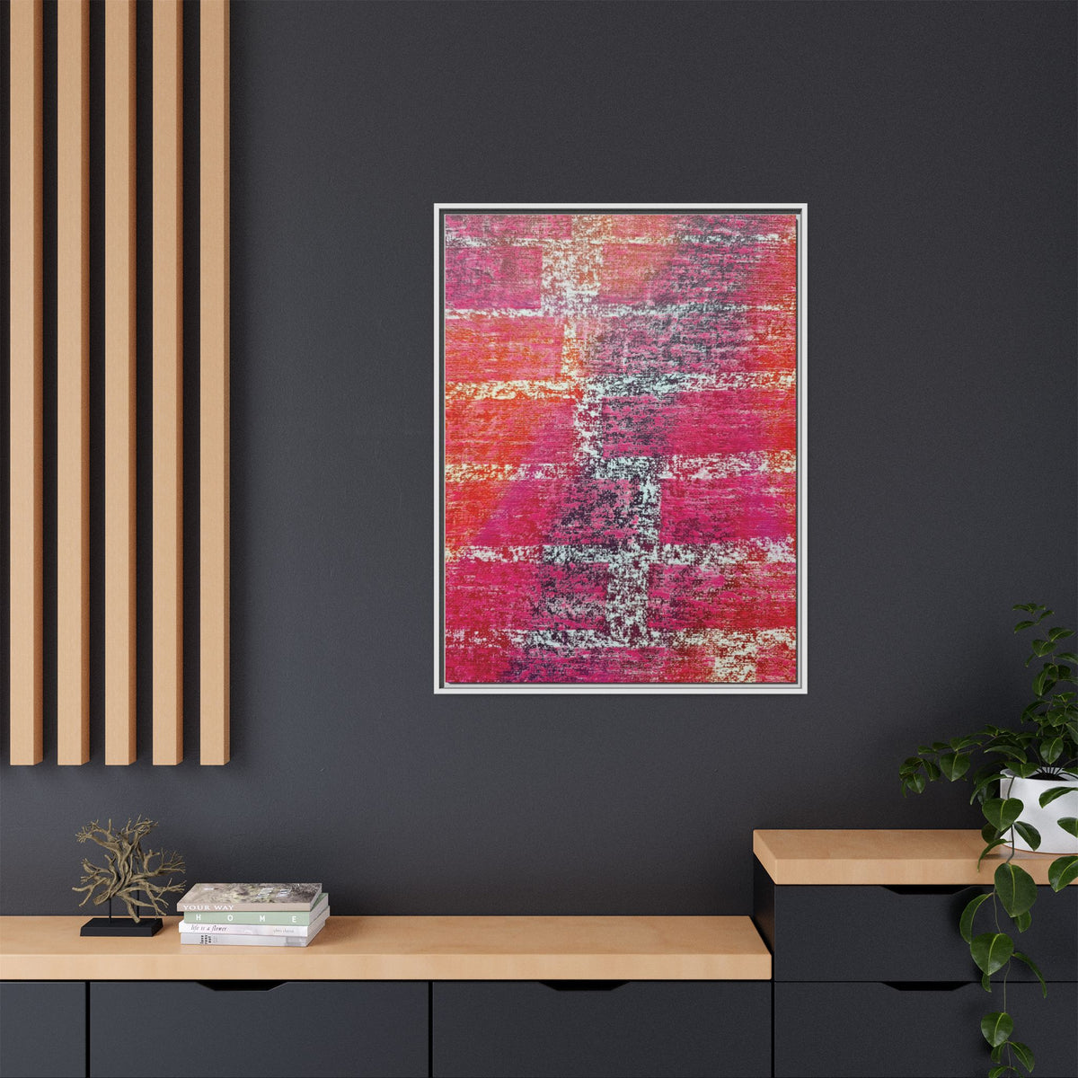 Experiment (V4) Matte Canvas, Framed