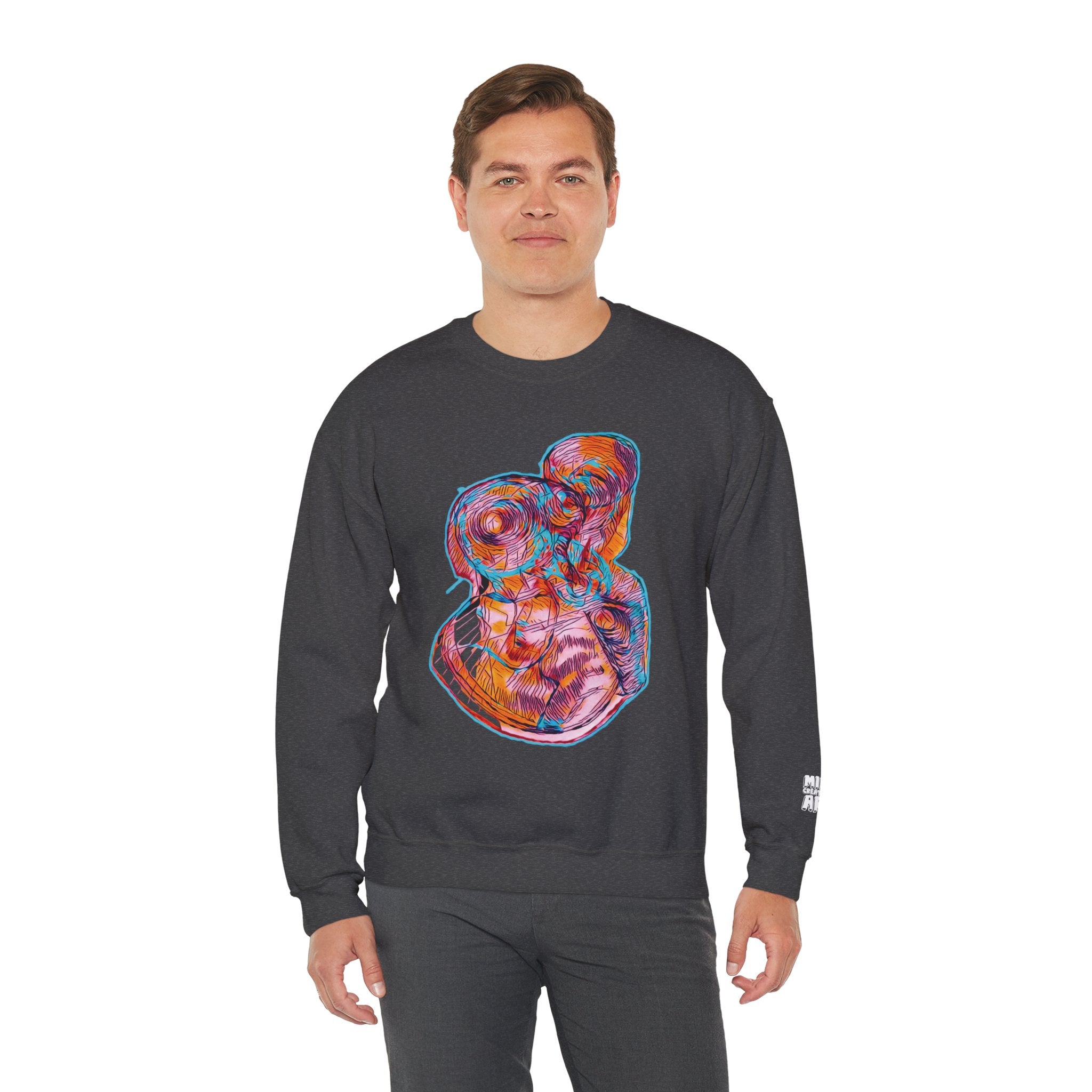 Curiosity (Pink) Unisex Heavy Blend™ Crewneck Sweatshirt