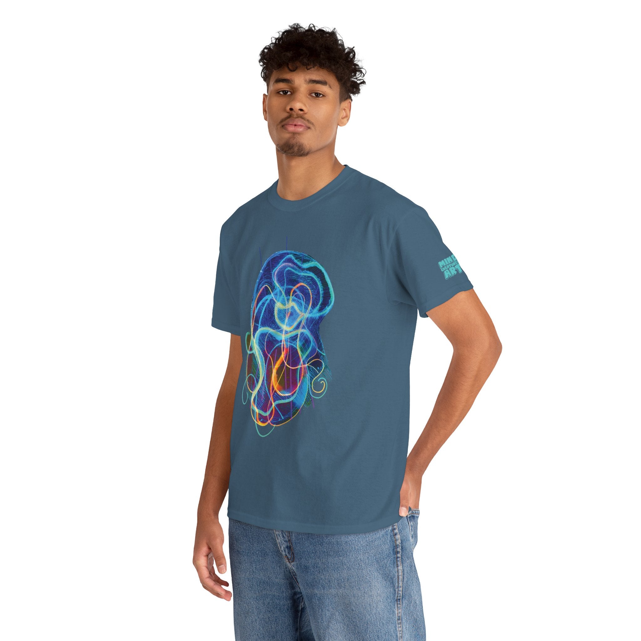 Davy Jones (Electric Blue) Unisex Heavy Cotton Tee