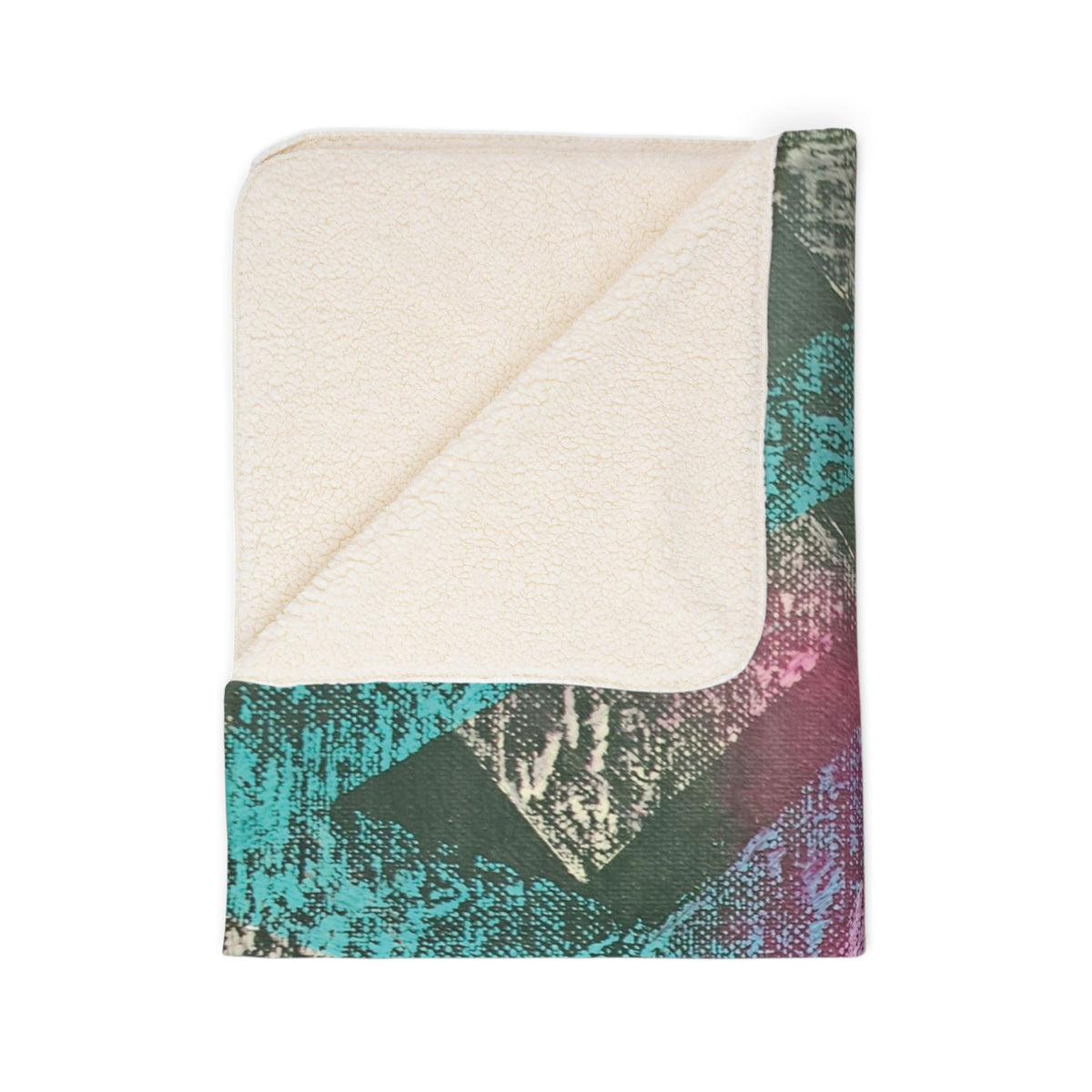 Believe Fleece Sherpa Blanket