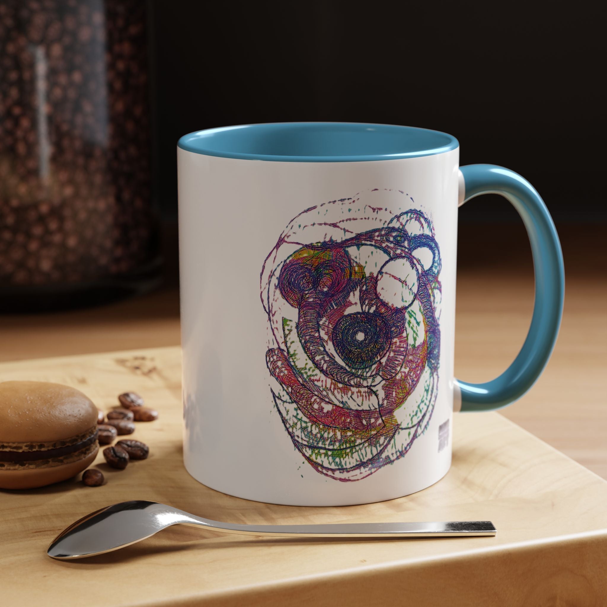 Spiraling Accent Coffee Mug (11oz, 15oz)