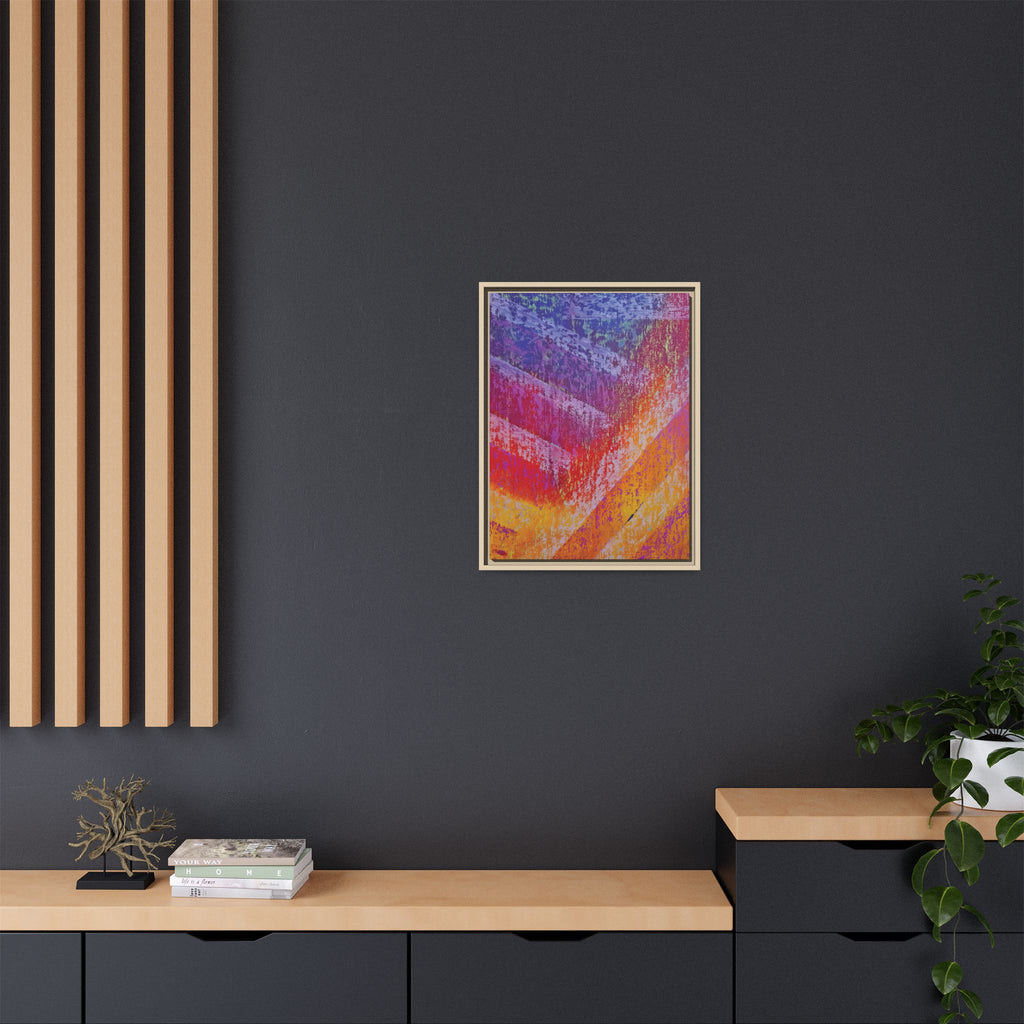 Structure Matte Canvas, Framed