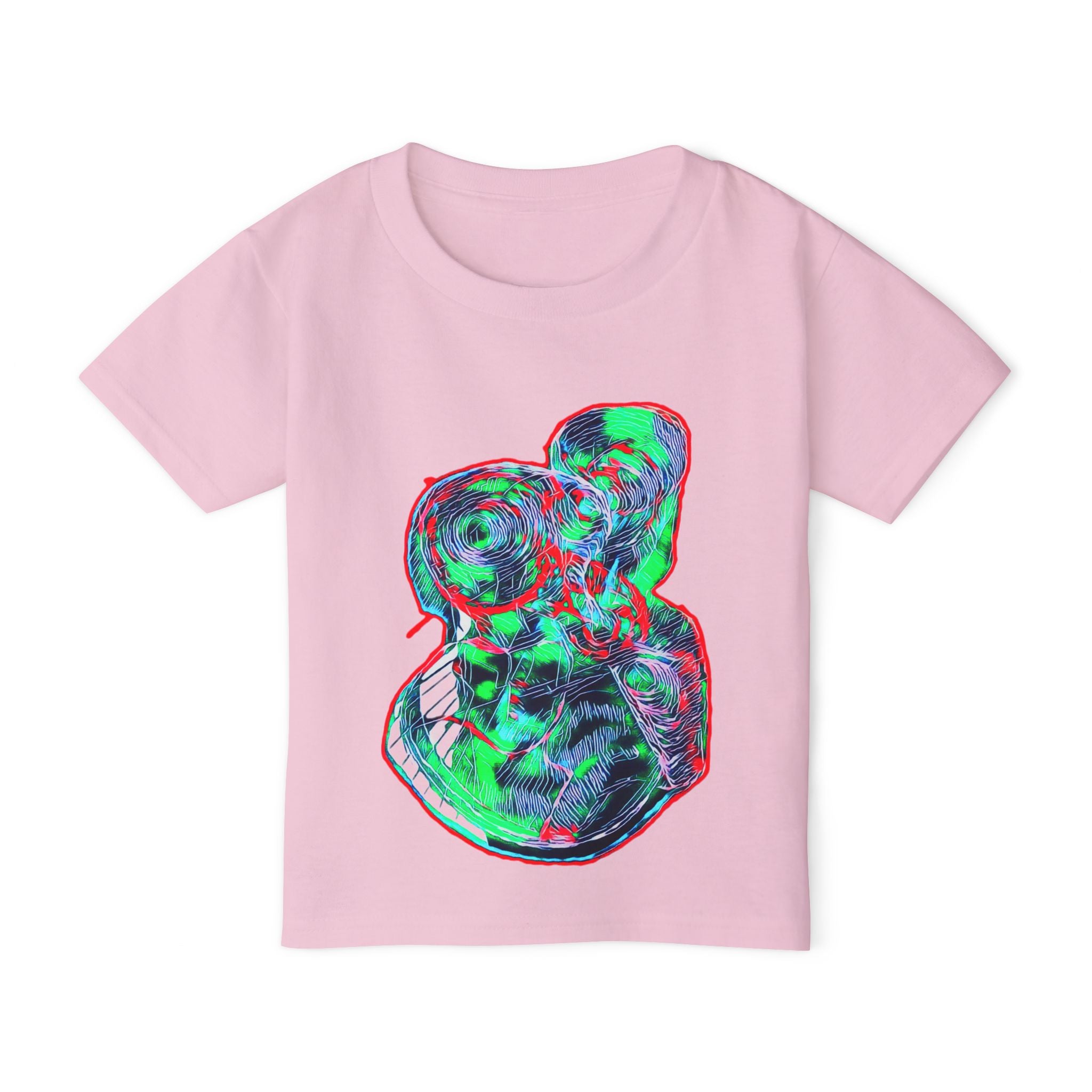 Curiosity (Green & Red) Heavy Cotton™ Toddler T-shirt