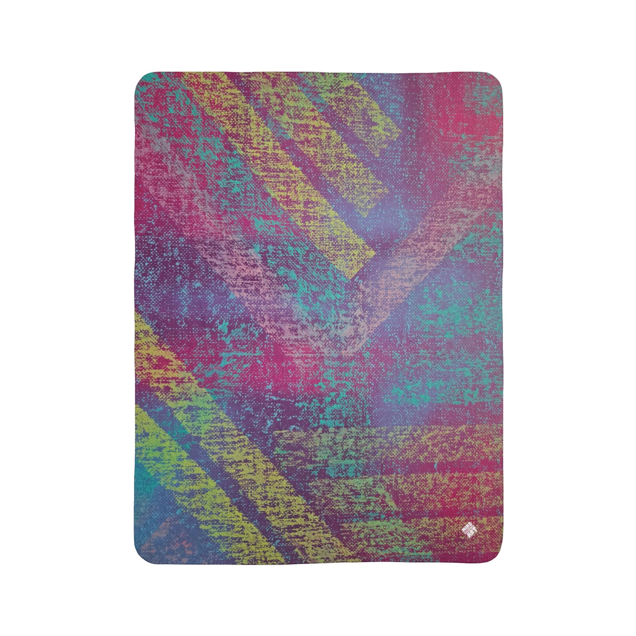 Construct Fleece Sherpa Blanket