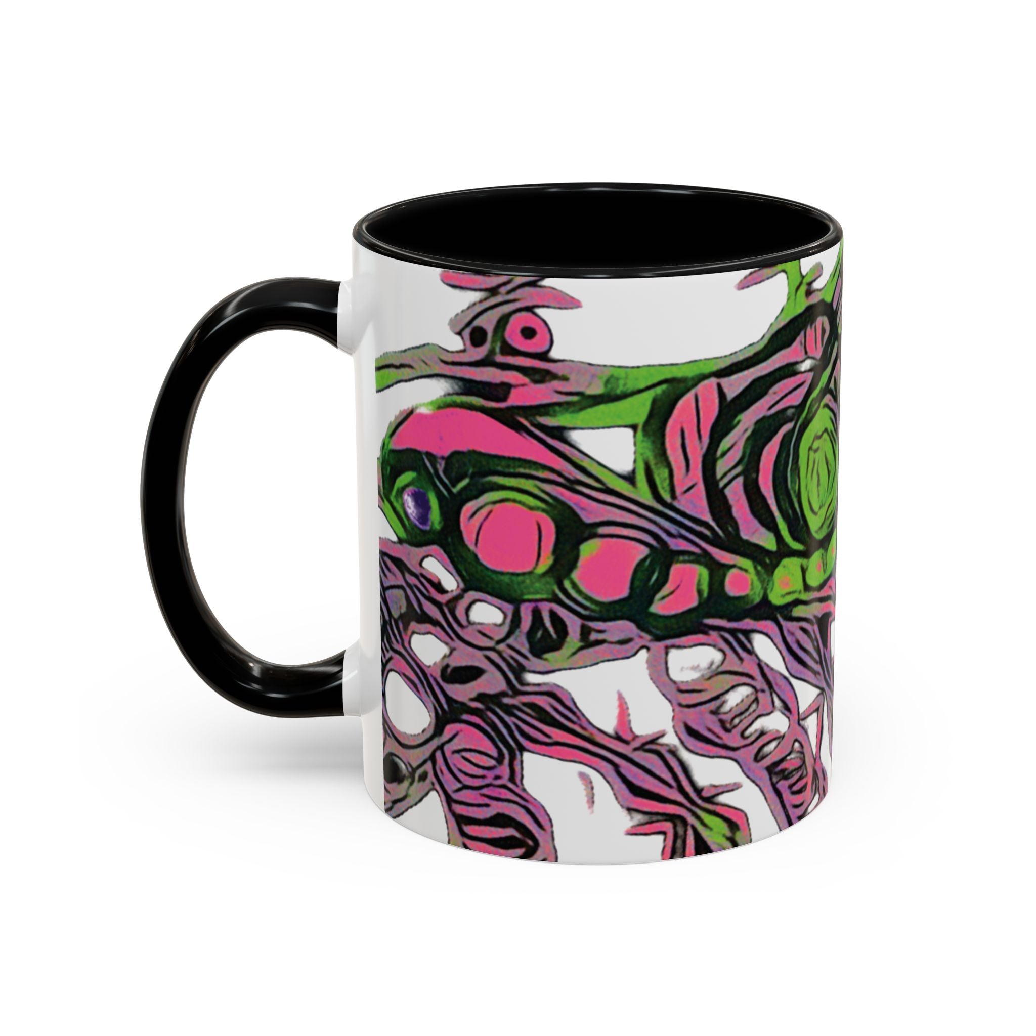 Vessel (Neon) Accent Coffee Mug (11oz, 15oz)
