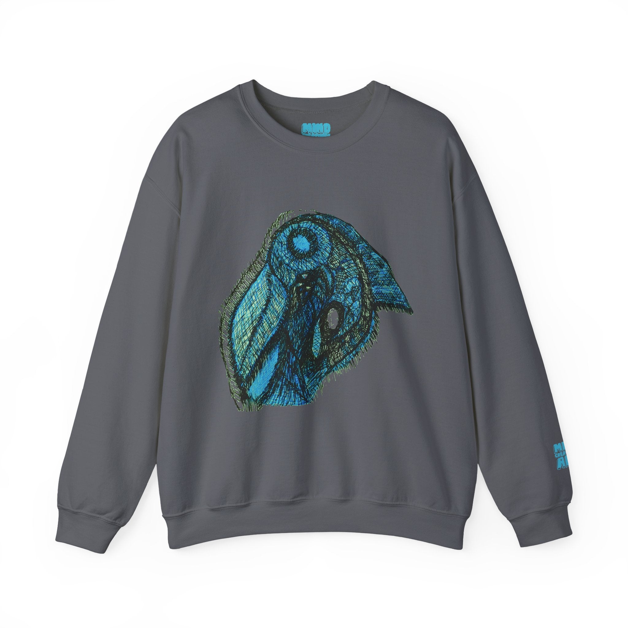Who Are You? (Teal) Unisex Heavy Blend™ Crewneck Sweatshirt