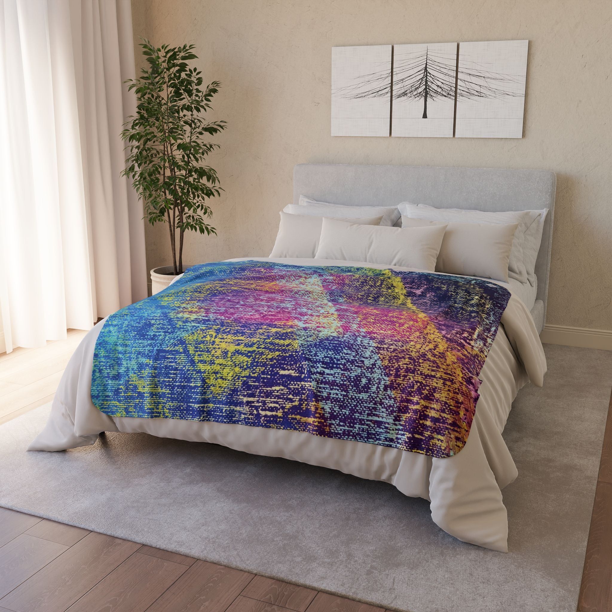Effort Fleece Sherpa Blanket