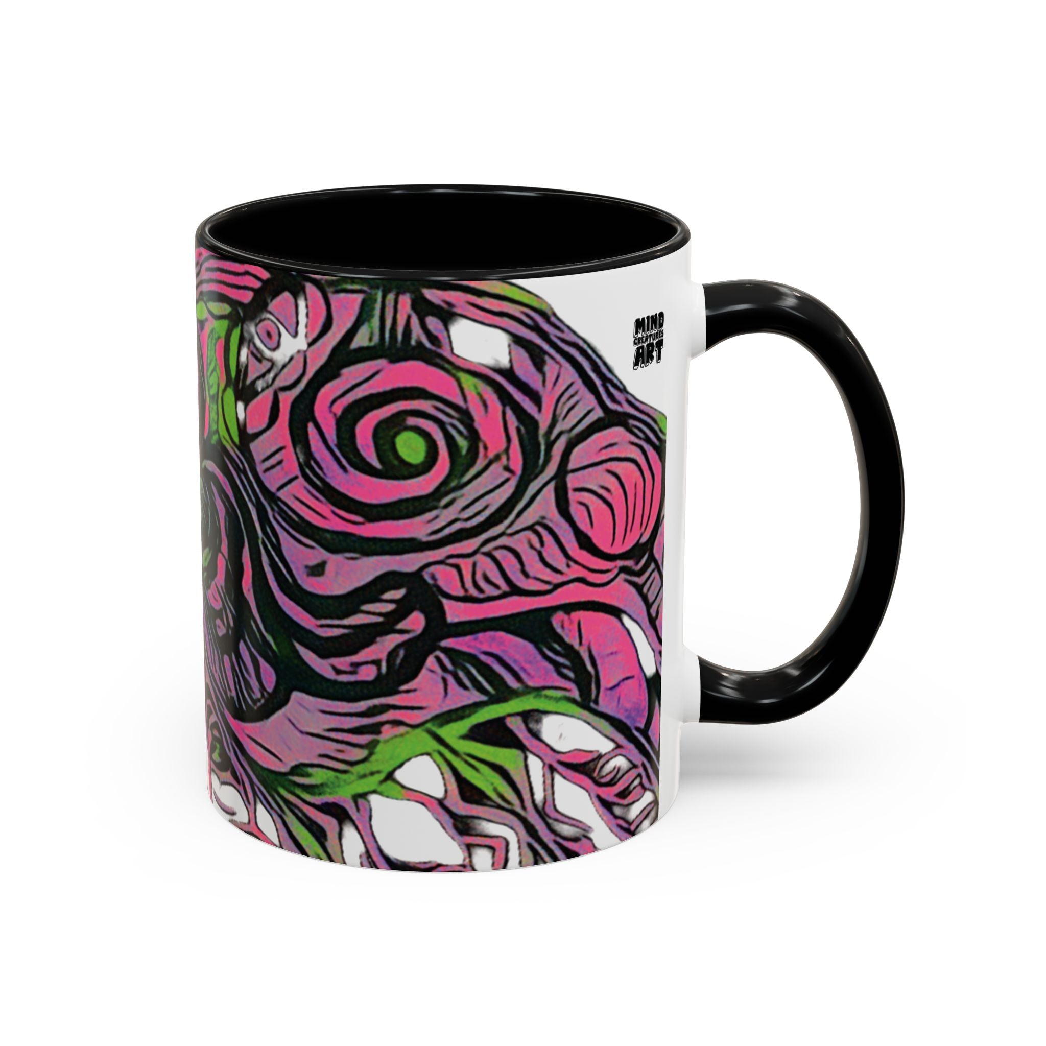 Vessel (Neon) Accent Coffee Mug (11oz, 15oz)