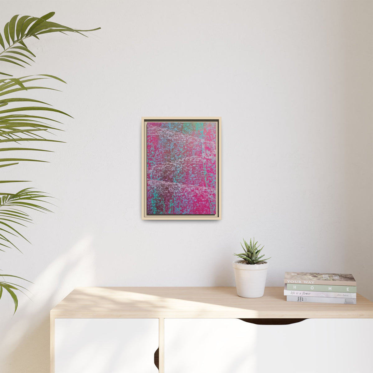Hazy (V2) Matte Canvas, Framed