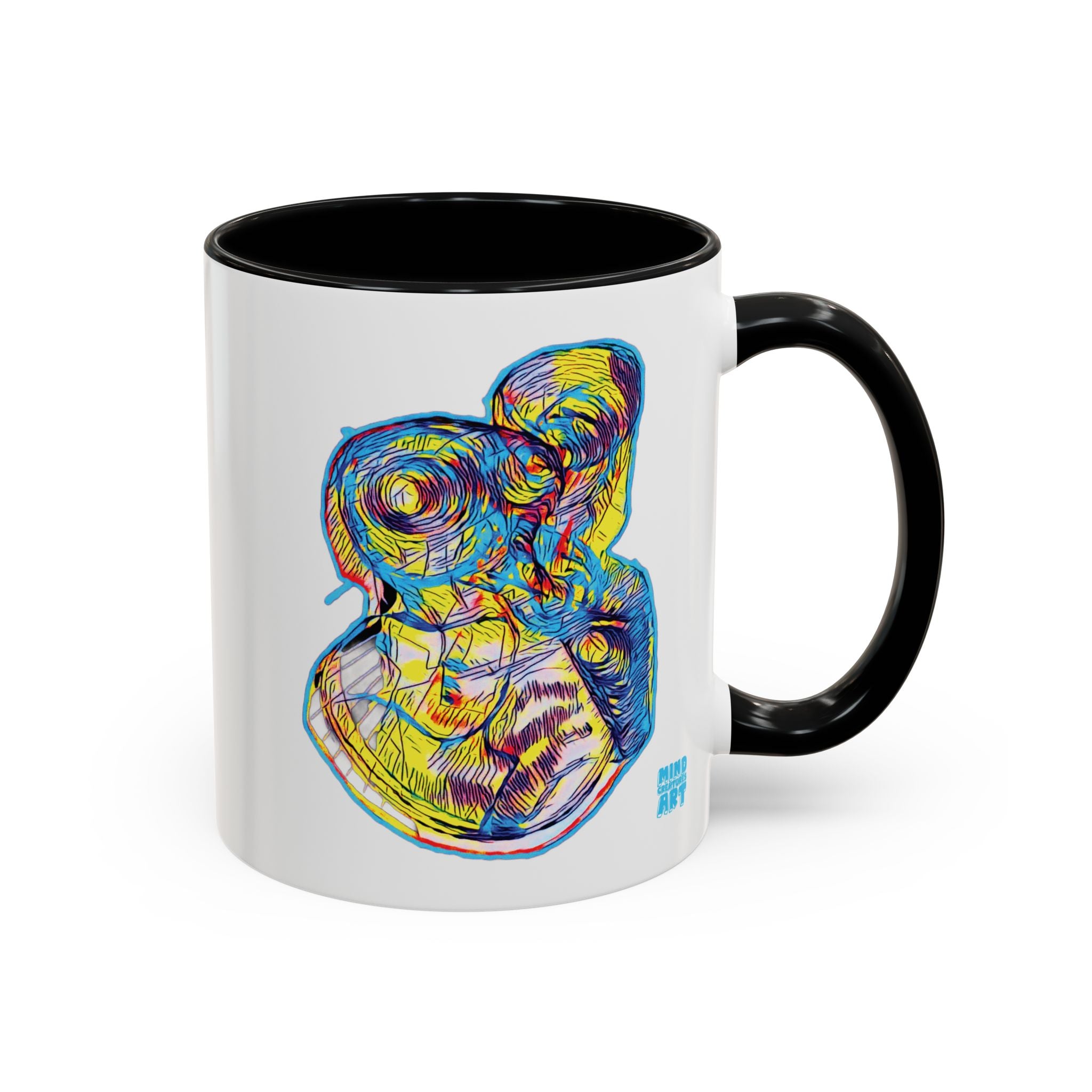 Curiosity (Neon) Accent Coffee Mug (11oz, 15oz)