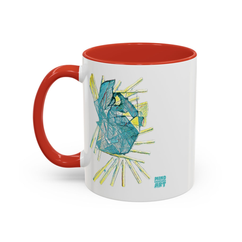 Lightspeed (Aqua) Accent Coffee Mug (11oz, 15oz)