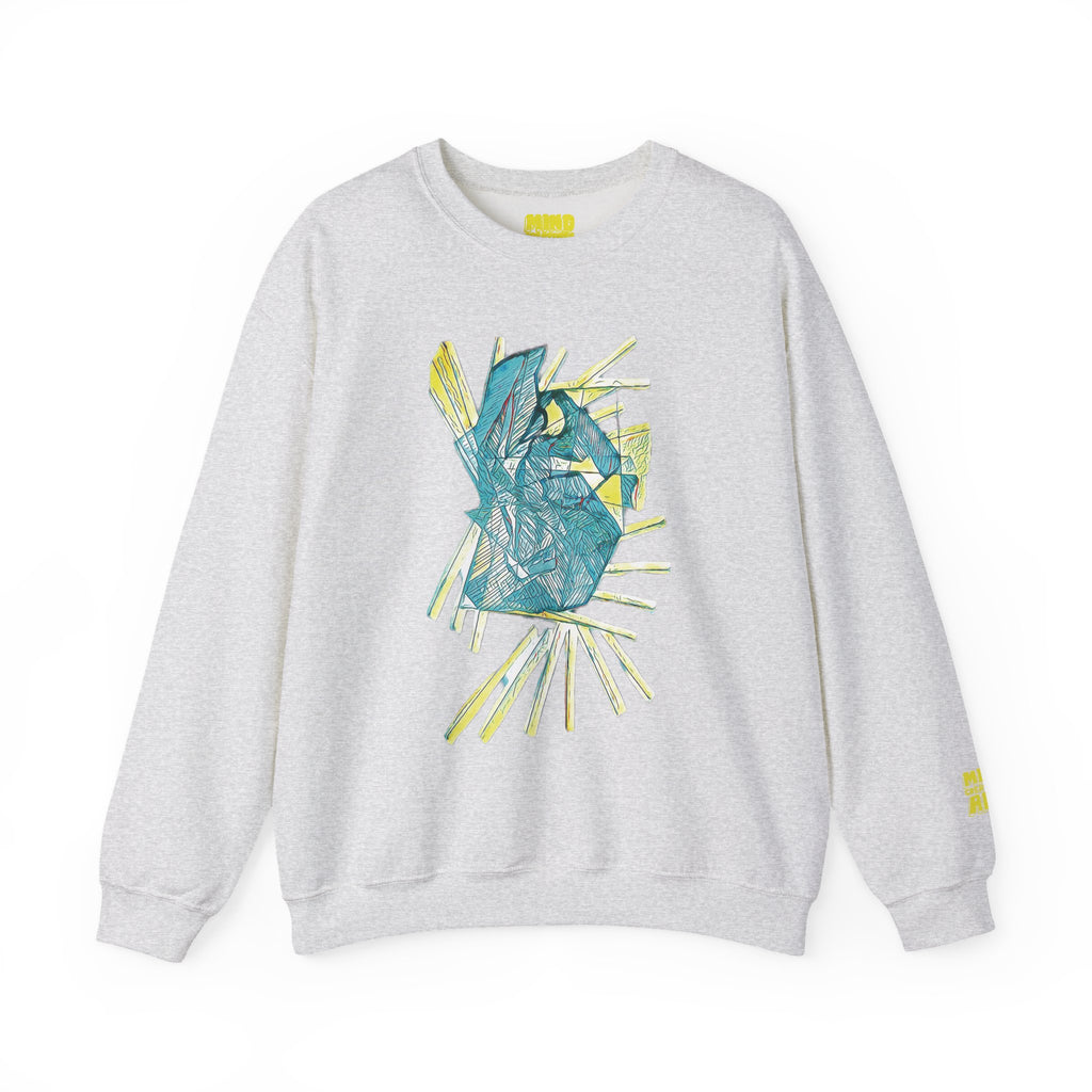 Lightspeed (Aqua) Unisex Heavy Blend™ Crewneck Sweatshirt