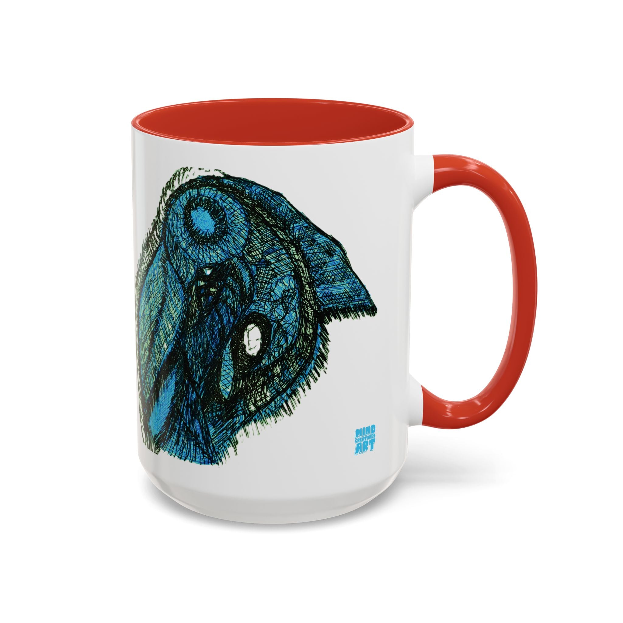 Who Are You? (Teal) Accent Coffee Mug (11oz, 15oz)