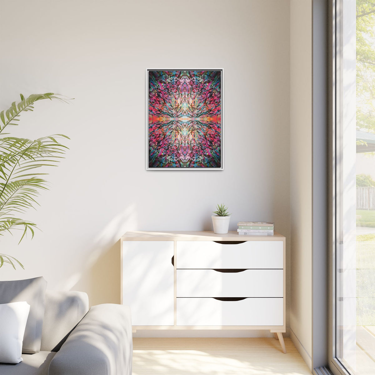 Thunder Matte Canvas, Framed