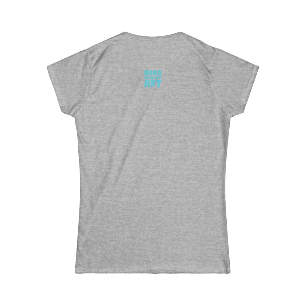 Davy Jones (Electric Green & Blue) Women's Softstyle Tee