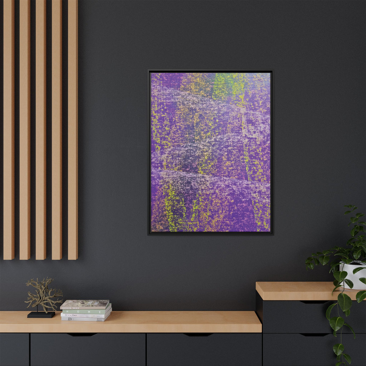 Hazy (V3) Matte Canvas, Framed