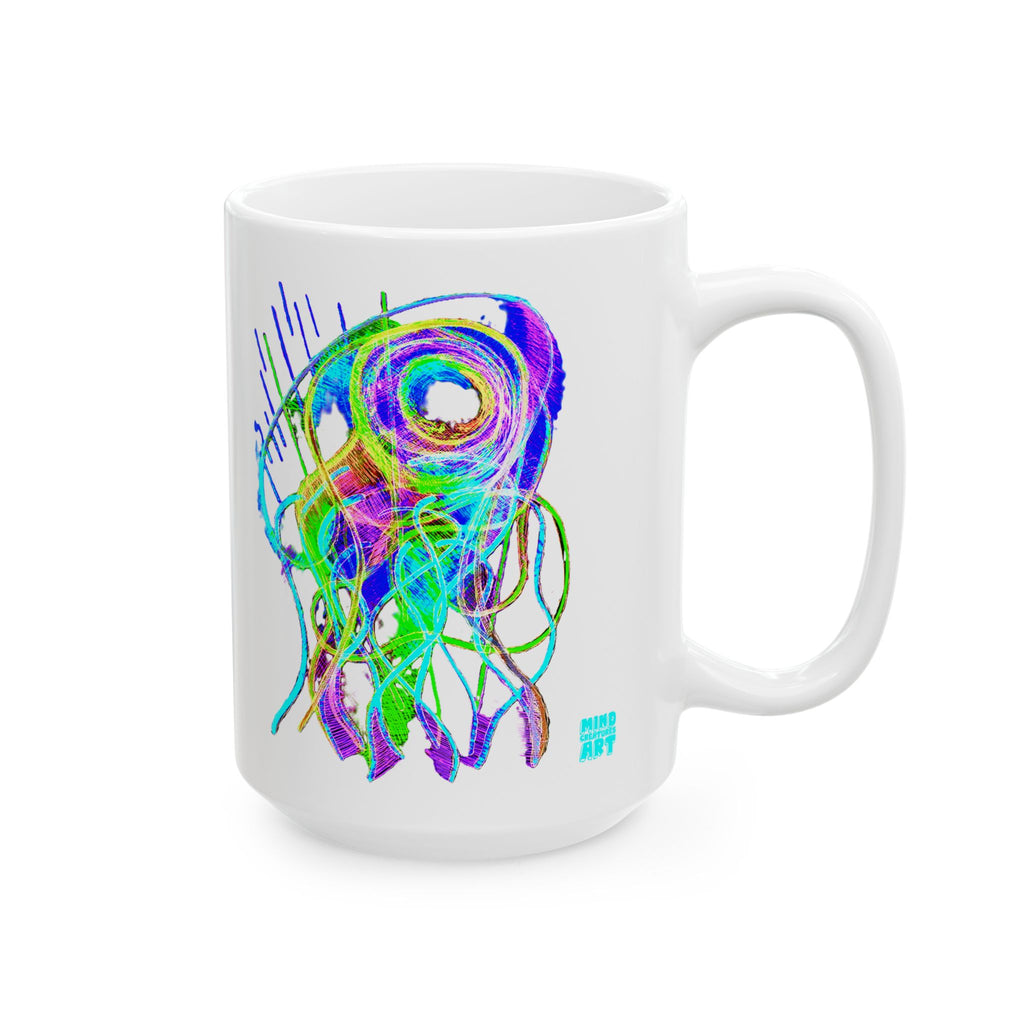 Jelly Jam (Neon) White Ceramic Mug, (11oz, 15oz)