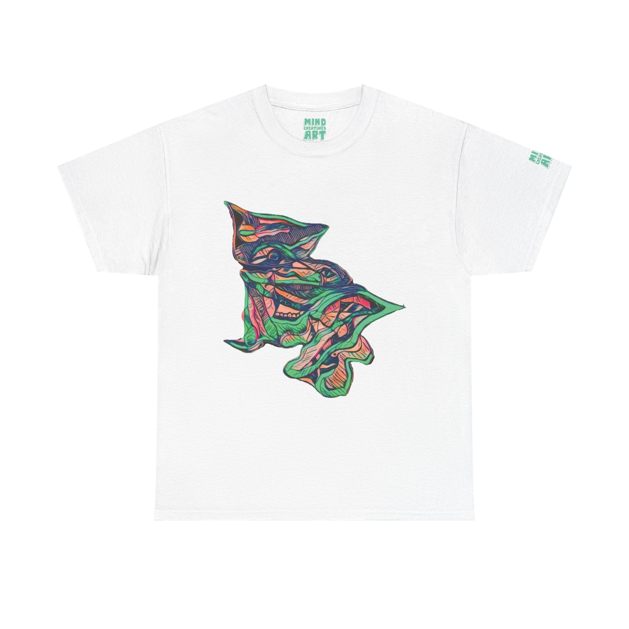 Cheshire (Pink & Seafoam) Unisex Heavy Cotton Tee