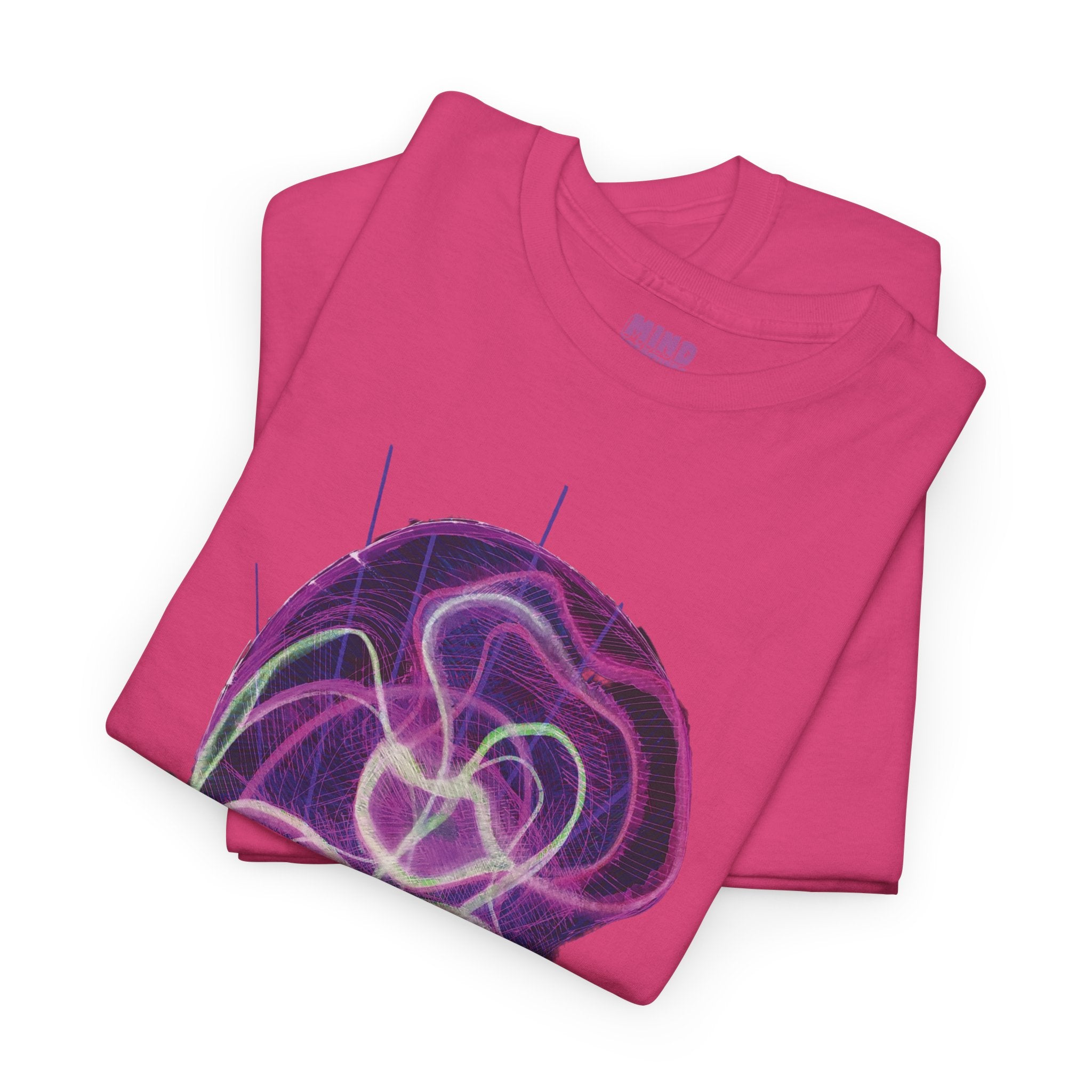 Davy Jones (Electric Purple) Unisex Heavy Cotton Tee