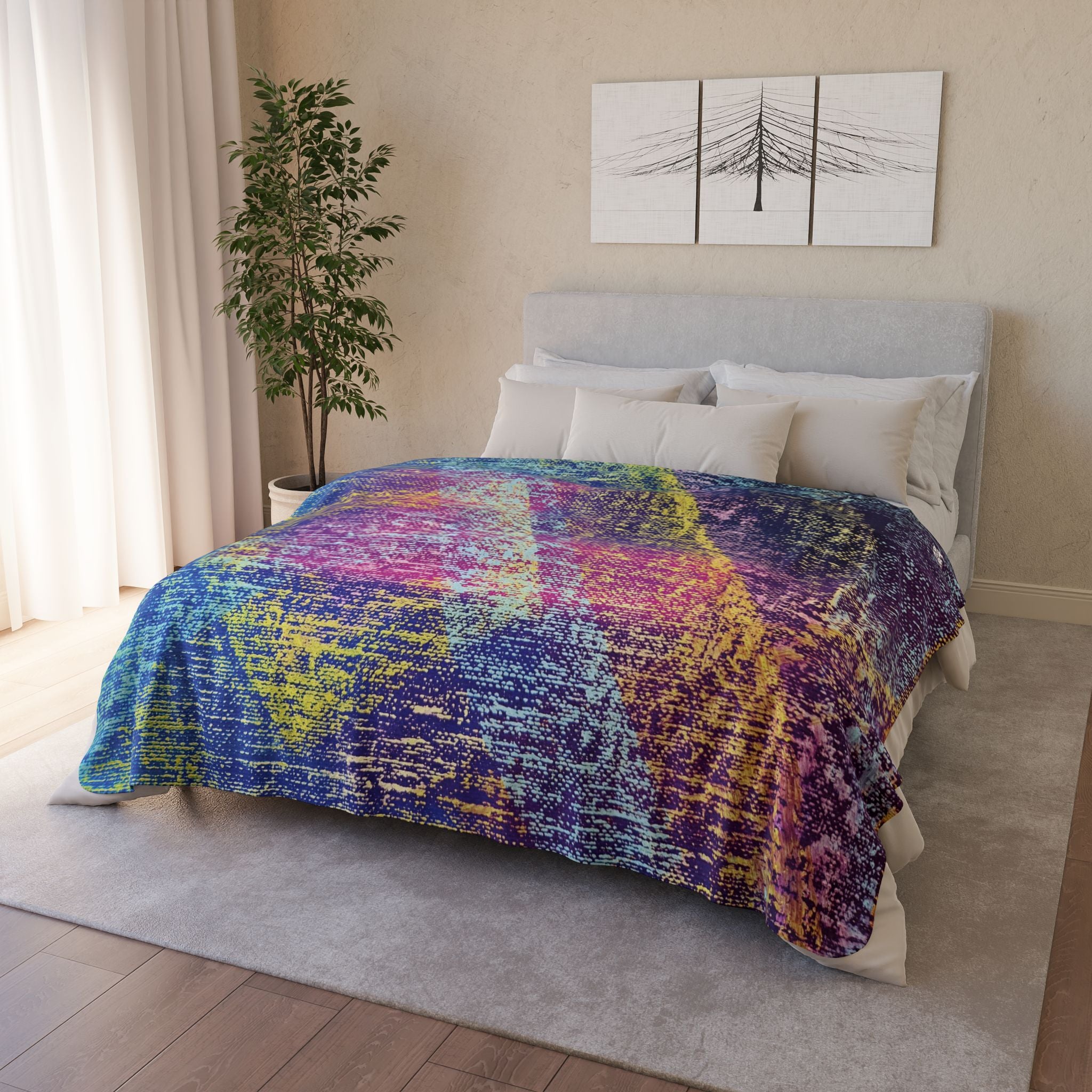 Effort Fleece Sherpa Blanket
