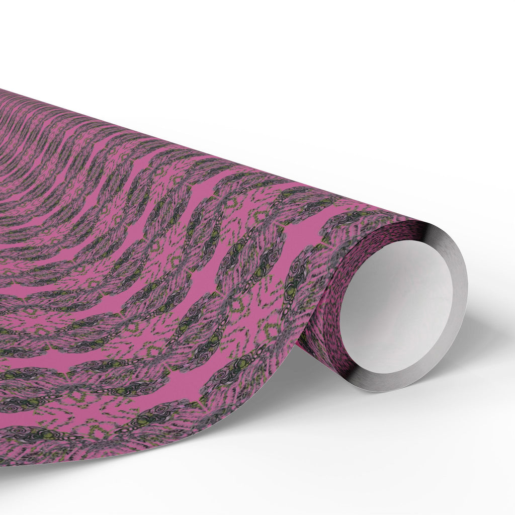 Vessel (Neon, Mirror, Pink Background) Heavy Wrapping Paper