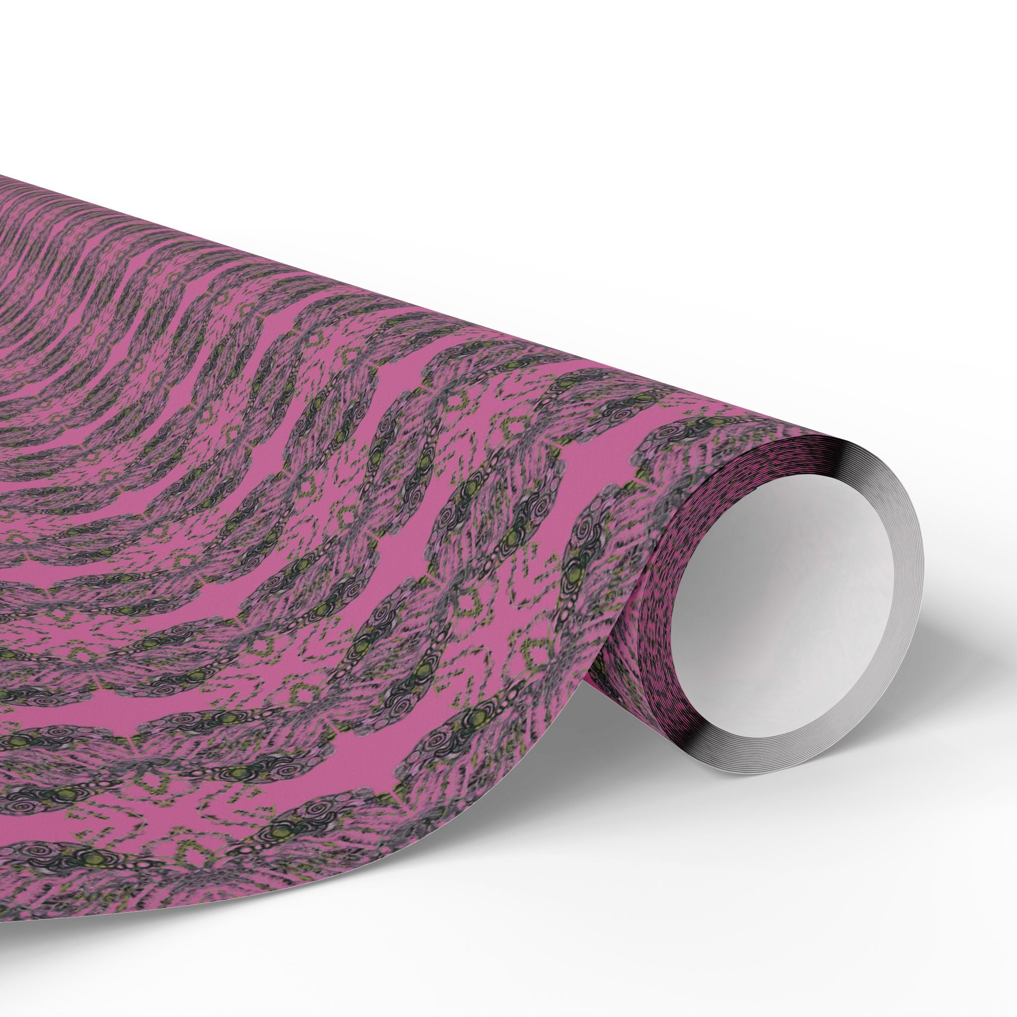 Vessel (Neon, Mirror, Pink Background) Heavy Wrapping Paper