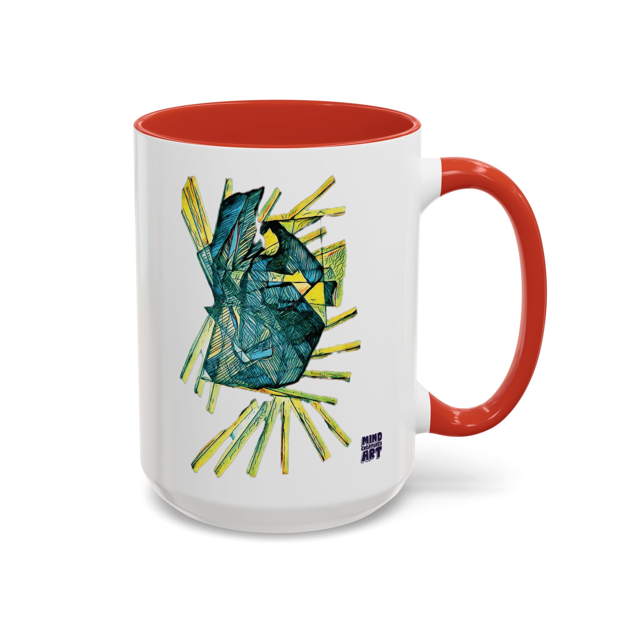 Lightspeed (Teal) Accent Coffee Mug (11oz, 15oz)