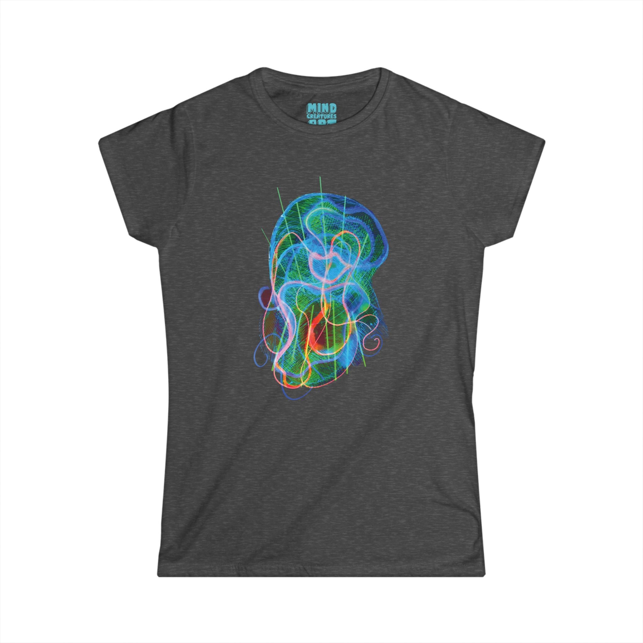 Davy Jones (Electric Green & Blue) Women's Softstyle Tee