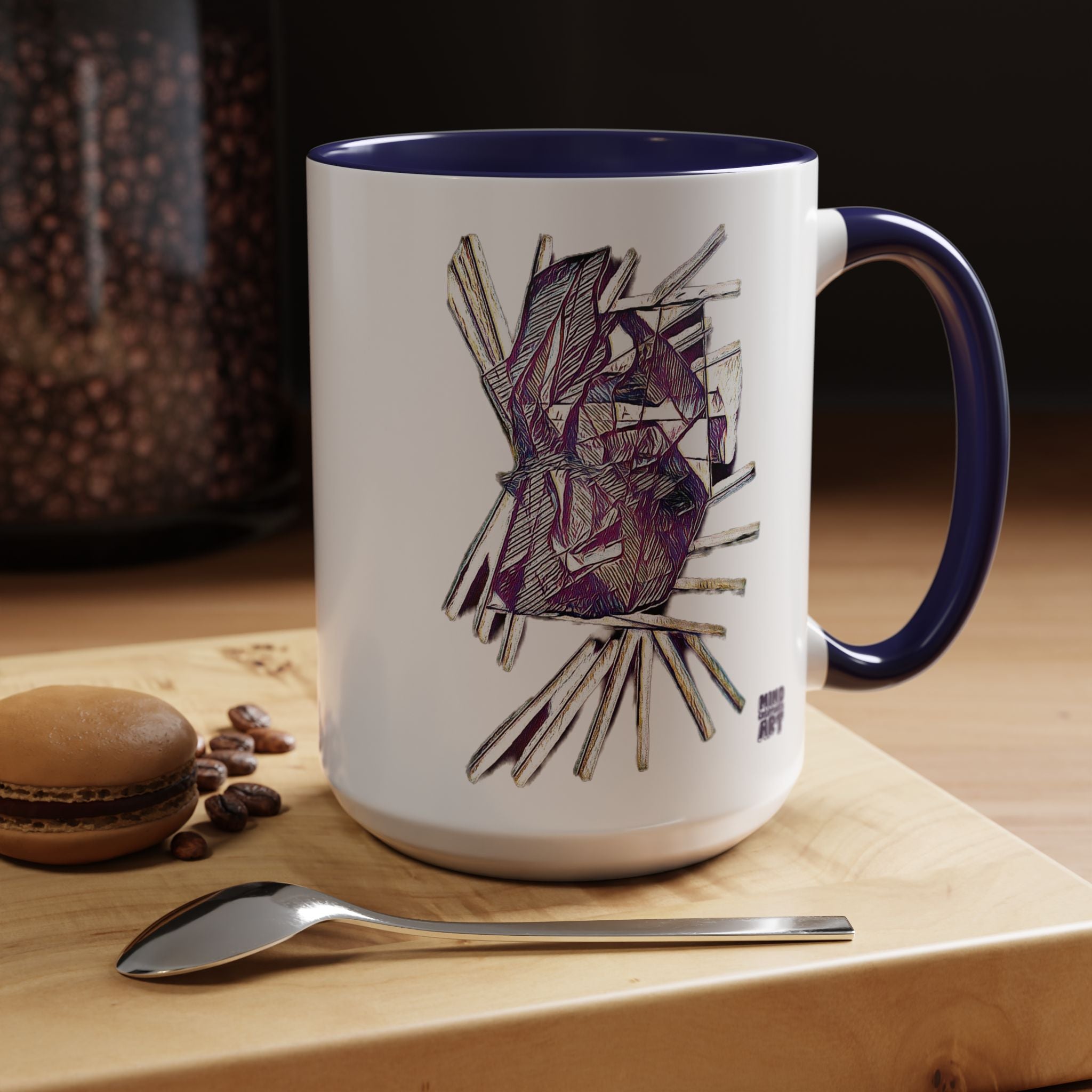 Lightspeed (Purple) Accent Coffee Mug (11oz, 15oz)