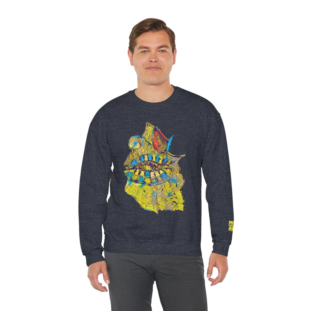 Hypnagogic (Neon) Unisex Heavy Blend™ Crewneck Sweatshirt