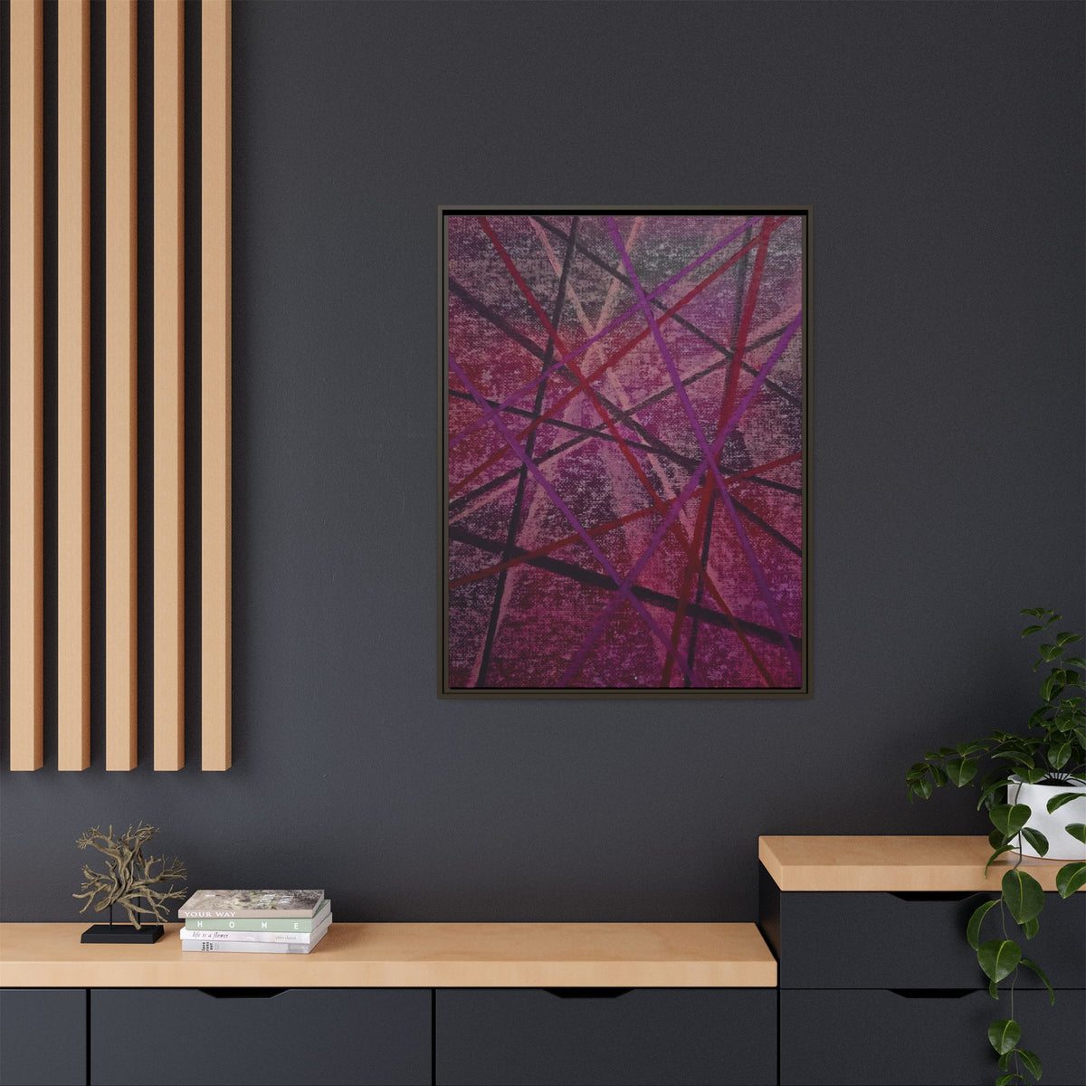 Knots Matte Canvas, Framed