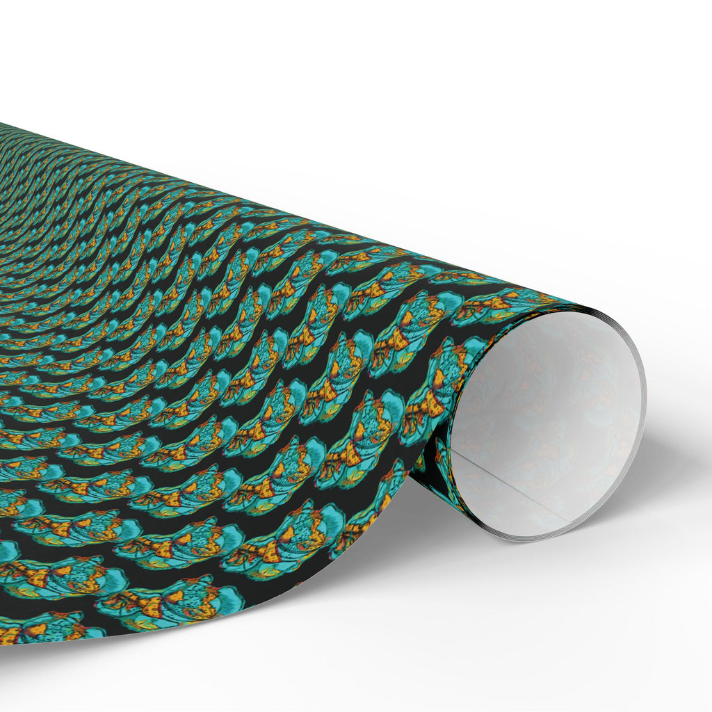 Exploration (Version 2, Black Background) Heavy Wrapping Paper