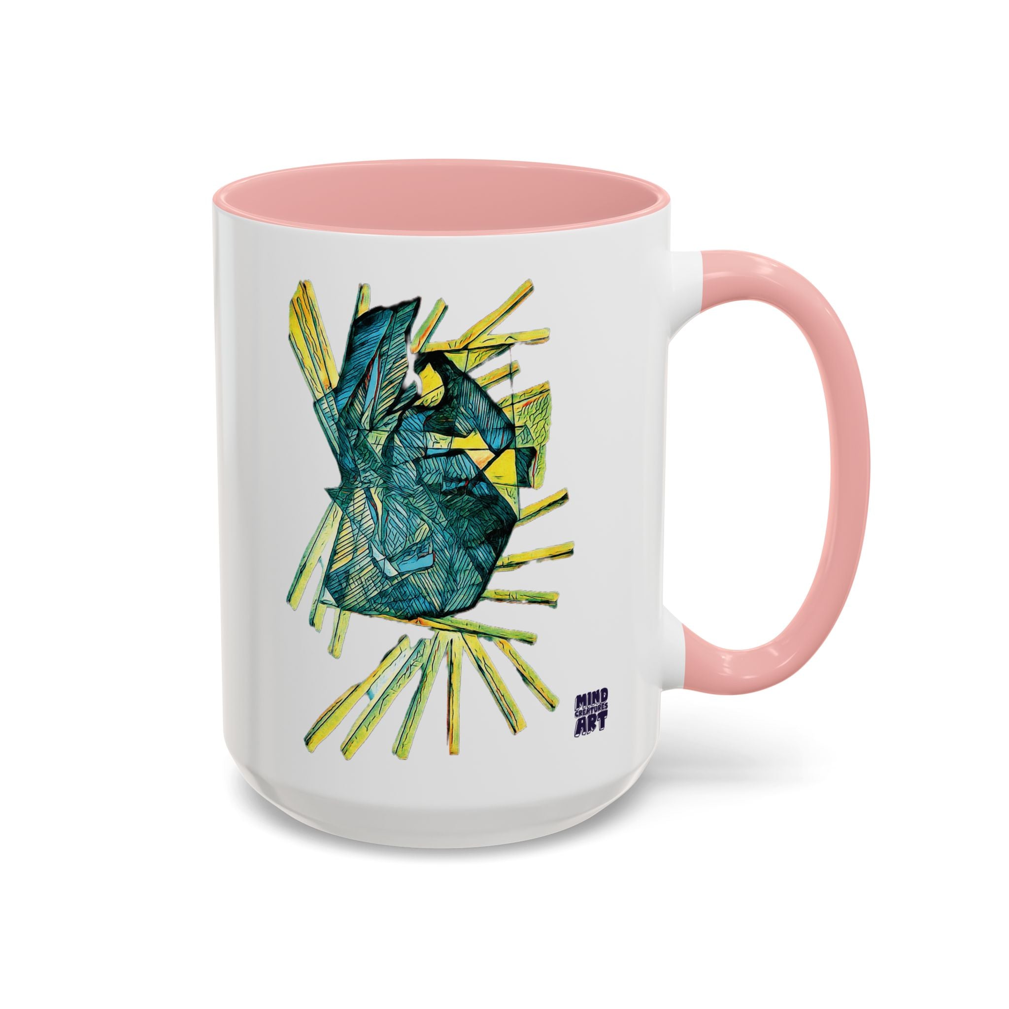 Lightspeed (Teal) Accent Coffee Mug (11oz, 15oz)
