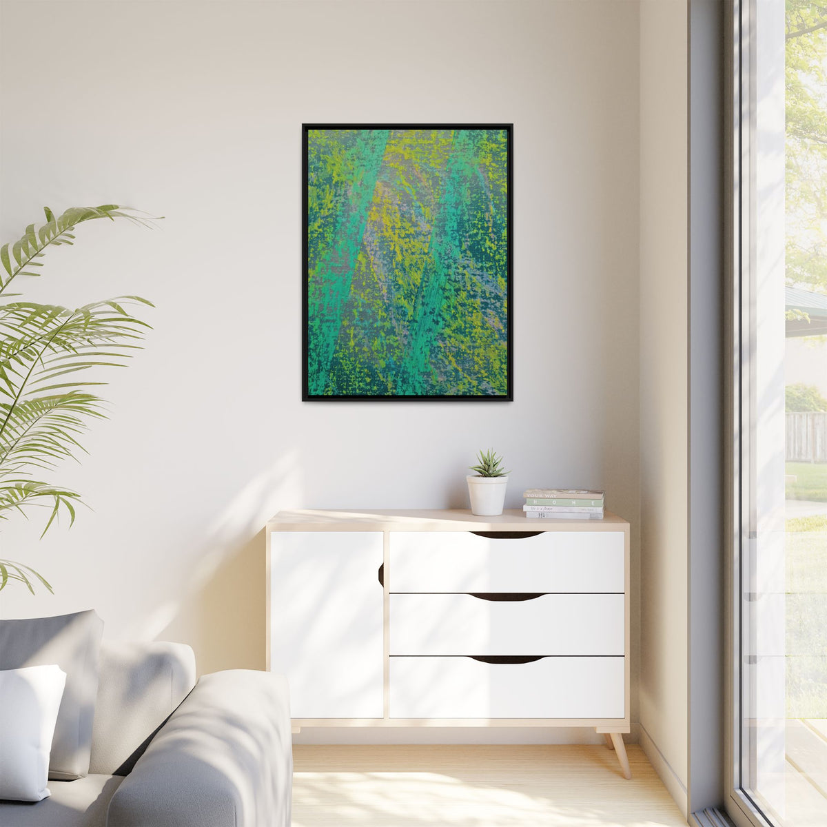 Spring Matte Canvas, Framed