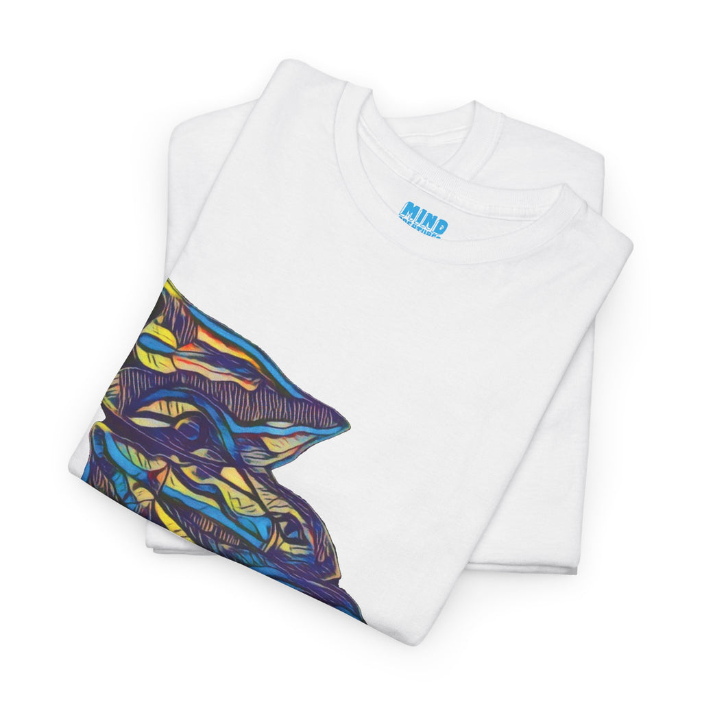 Cheshire (Blue & Yellow) Unisex Heavy Cotton Tee
