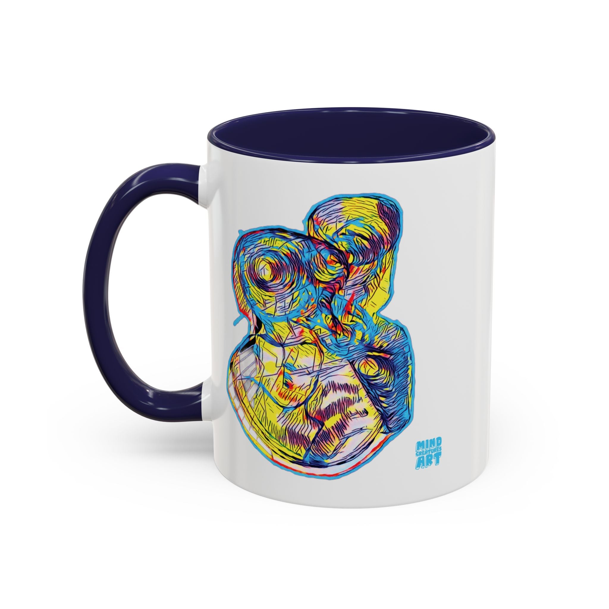 Curiosity (Neon) Accent Coffee Mug (11oz, 15oz)