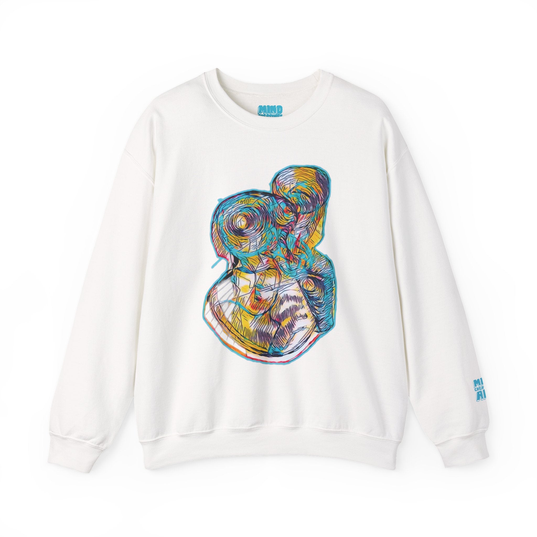 Curiosity (Aqua) Unisex Heavy Blend™ Crewneck Sweatshirt